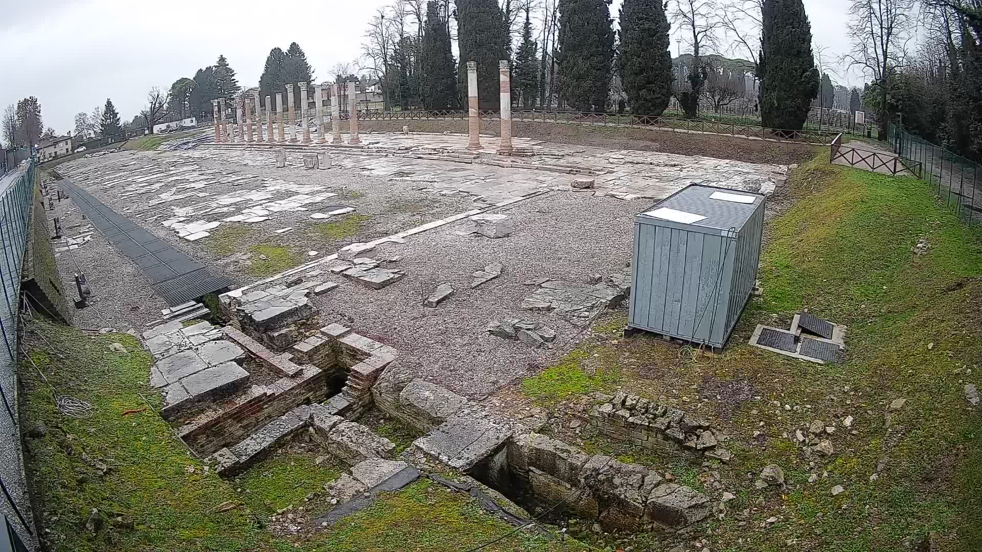 Webcam Foro Romano di Aquileia – Vista live sull’antico Foro