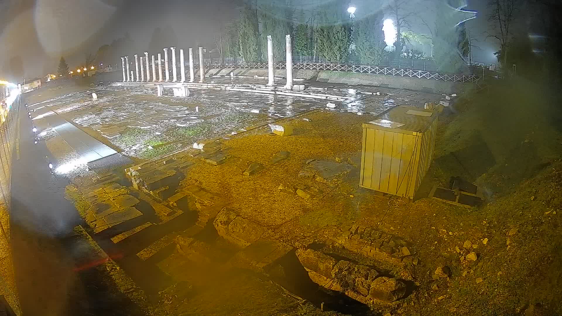 Webcam Foro Romano di Aquileia – Vista live sull’antico Foro