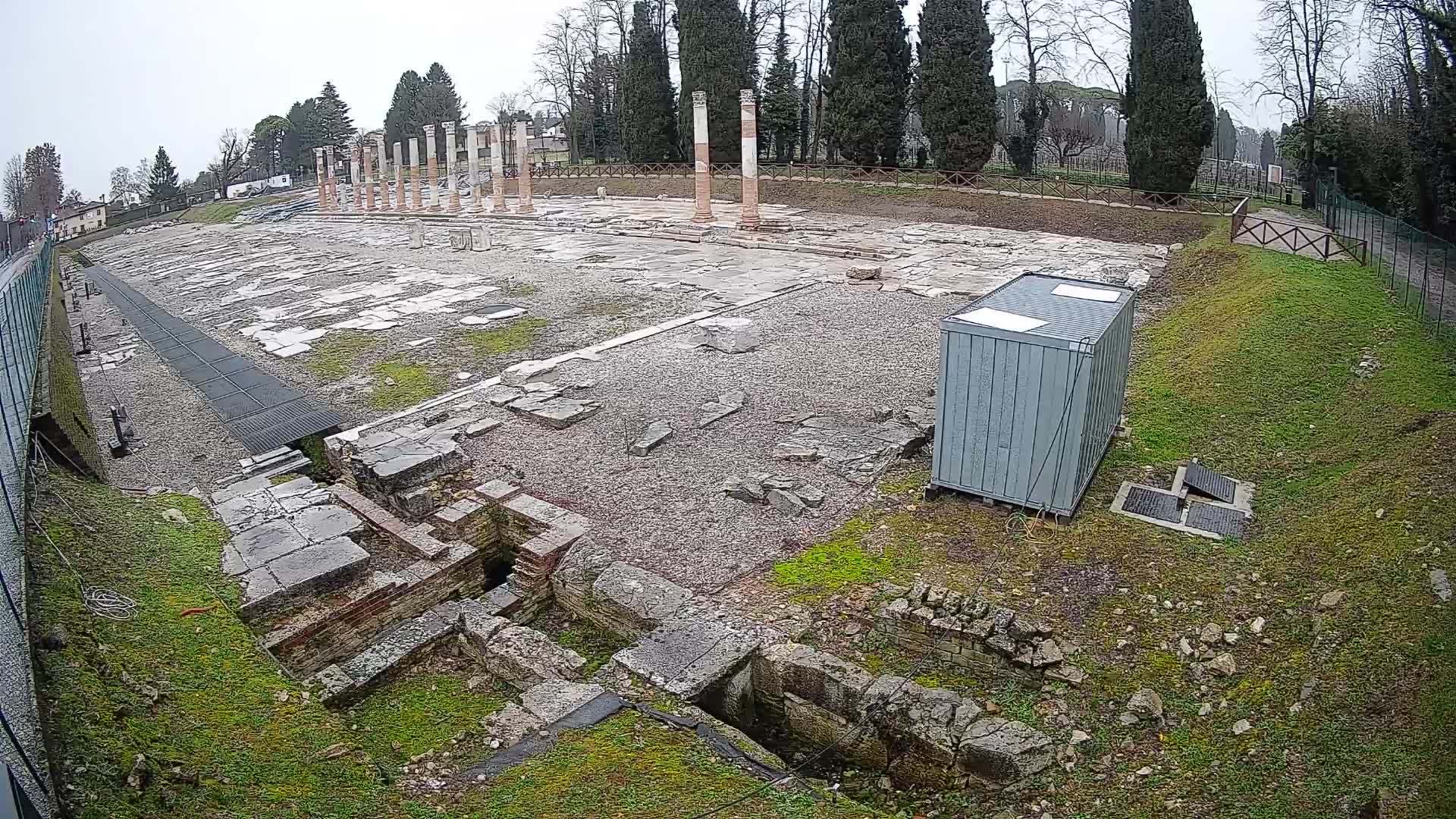 Webcam Foro Romano de Aquileia – Vista en vivo del Foro Romano