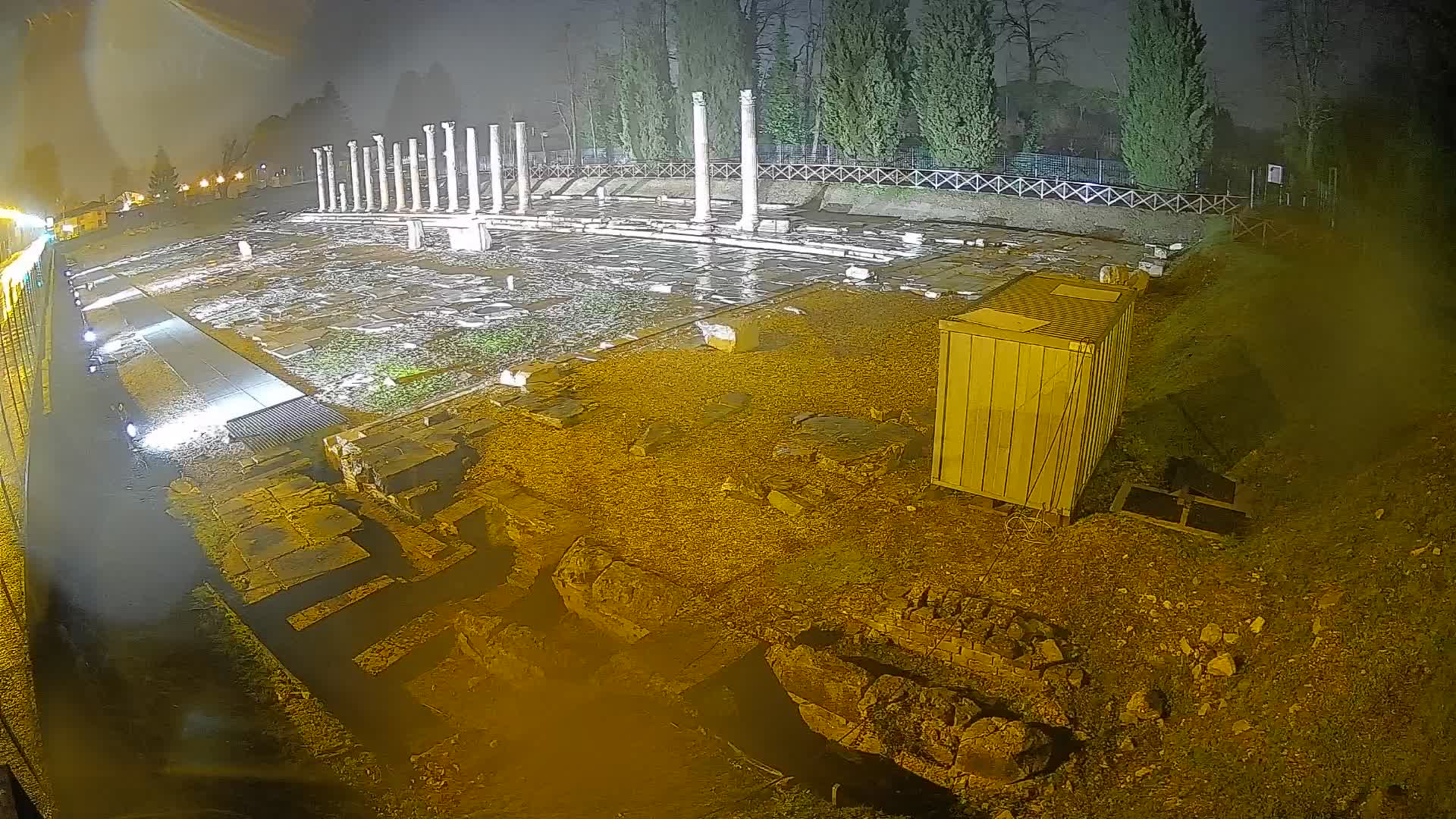 Webcam Forum Romanum von Aquileia – Liveblick auf das antike Zentrum
