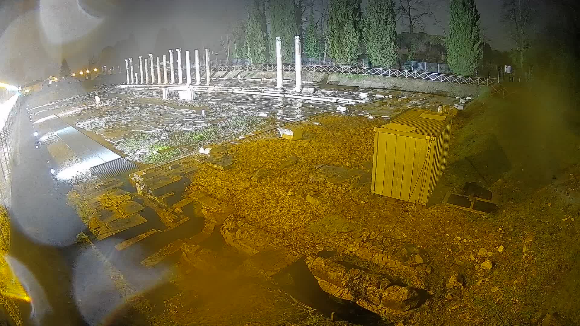 Webcam Foro Romano di Aquileia – Vista live sull’antico Foro