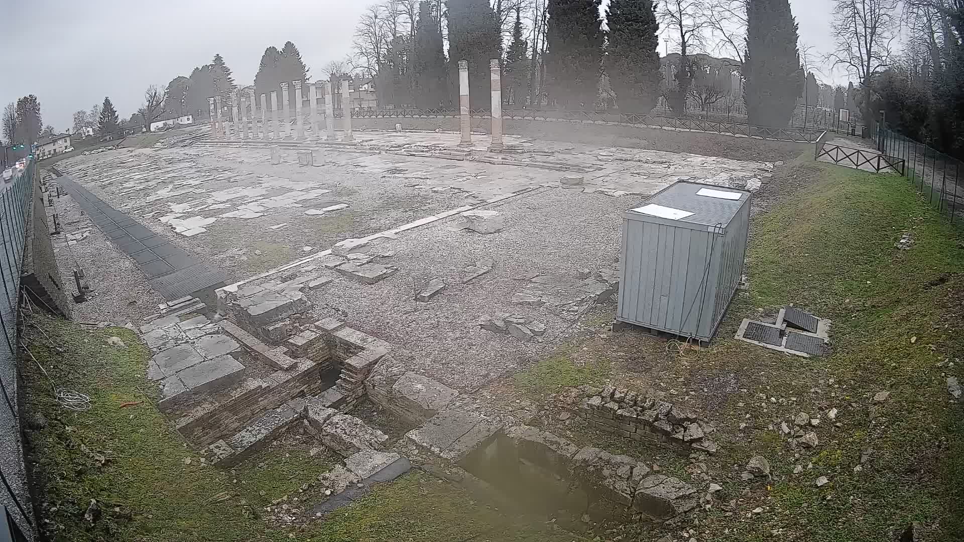 Webcam du Forum Romain d’Aquilée – Vue en direct du site antique