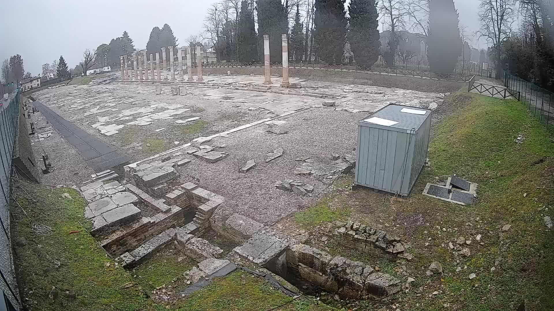 Webcam du Forum Romain d’Aquilée – Vue en direct du site antique