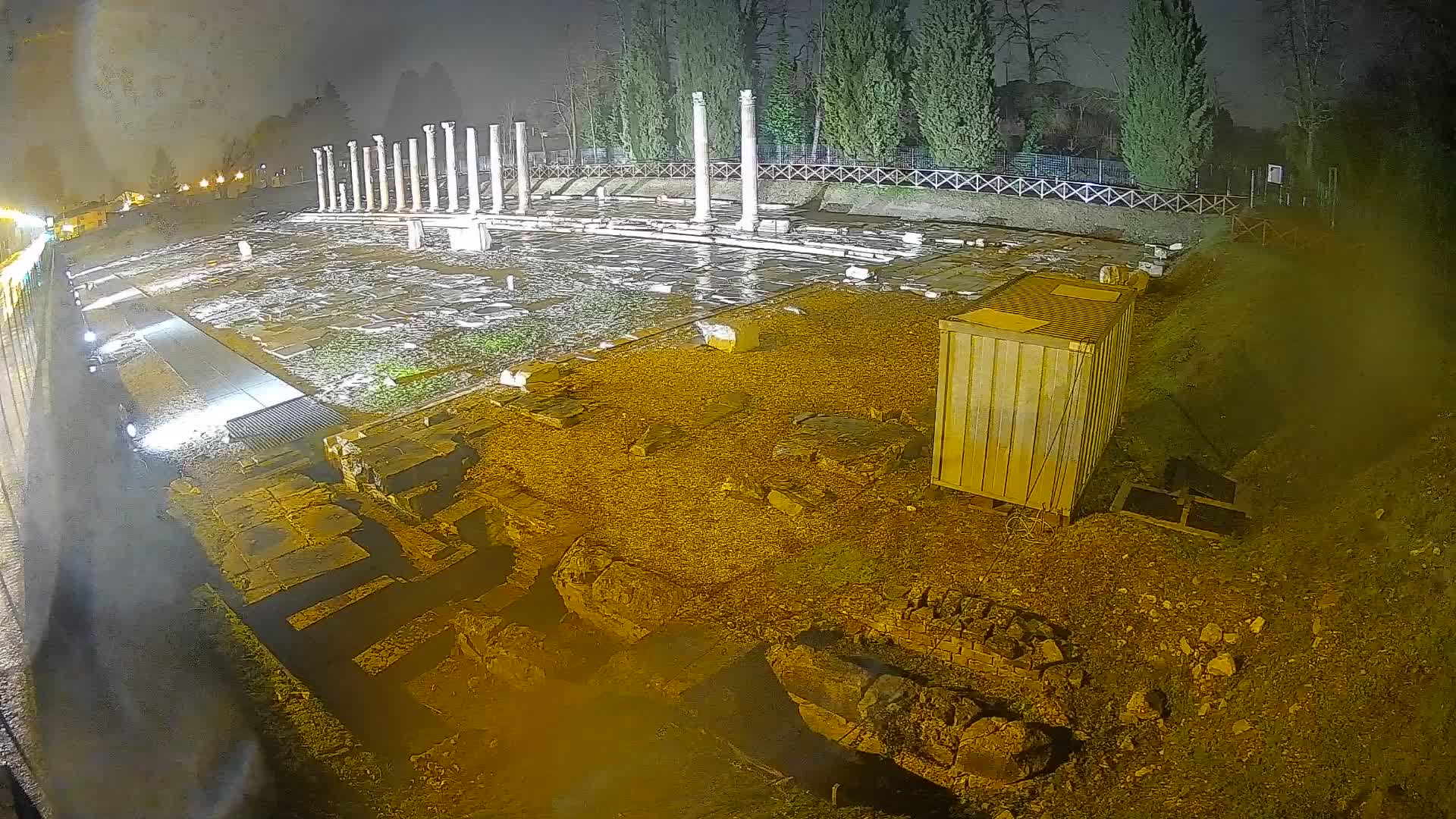 Webcam du Forum Romain d’Aquilée – Vue en direct du site antique