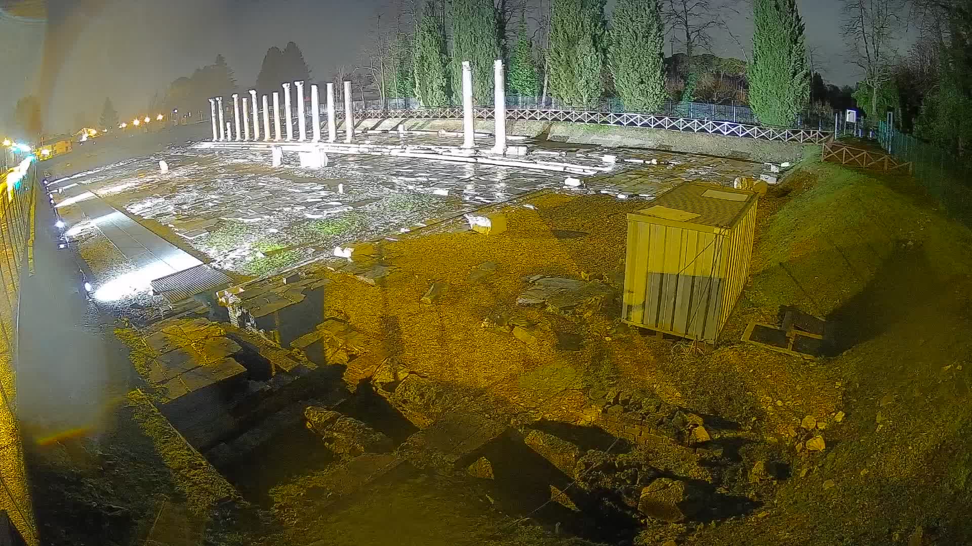 Webcam Foro Romano di Aquileia – Live View of the Ancient Roman Forum