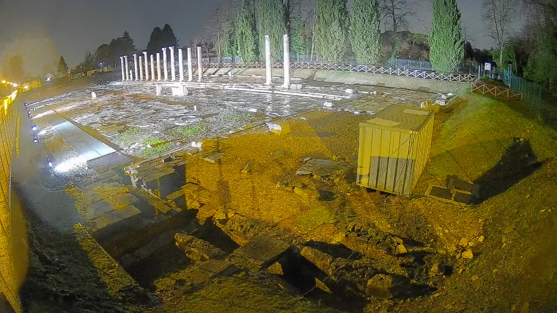 Webcam Foro Romano de Aquileia – Vista en vivo del Foro Romano