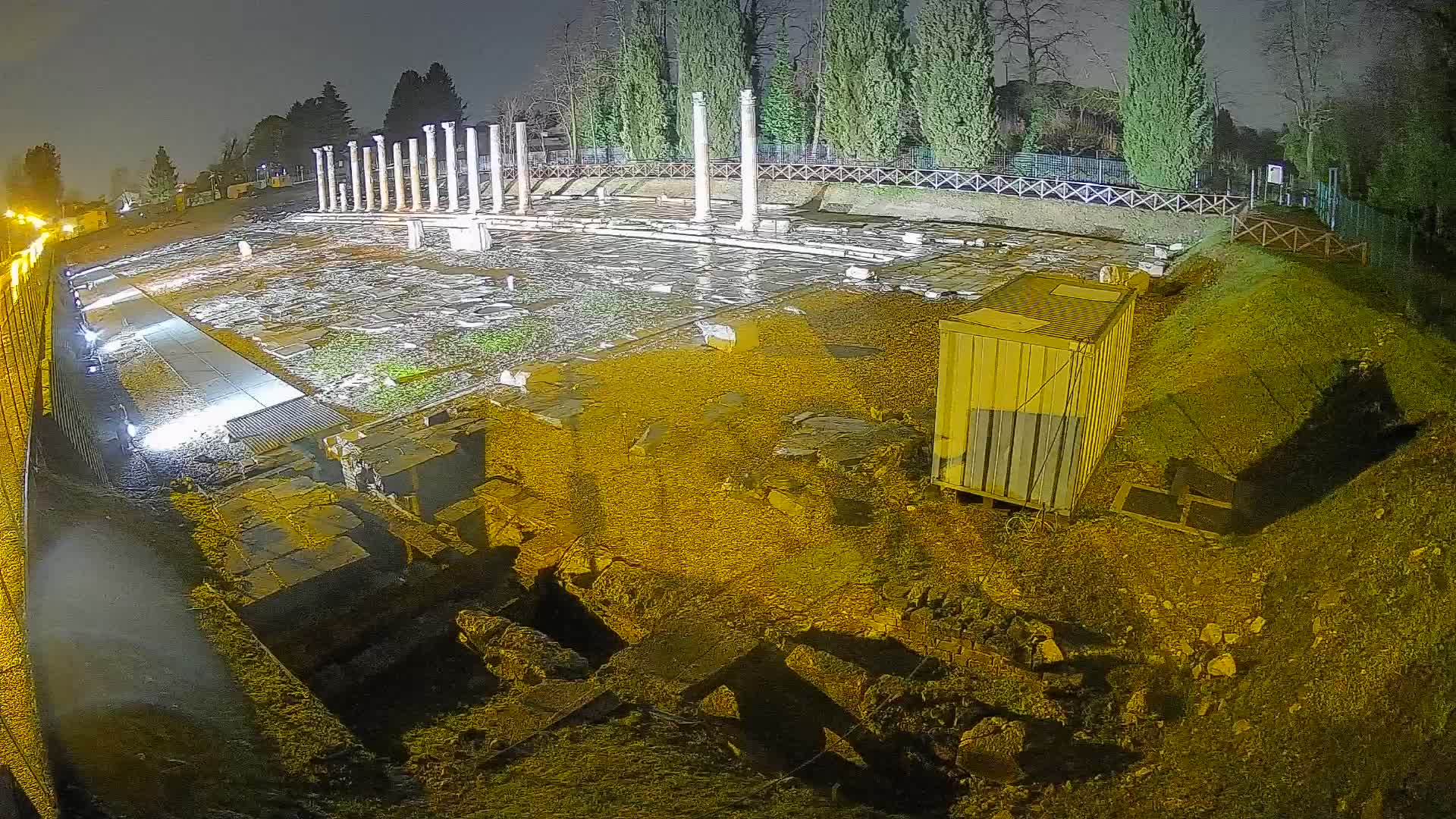 Webcam Foro Romano di Aquileia – Live View of the Ancient Roman Forum
