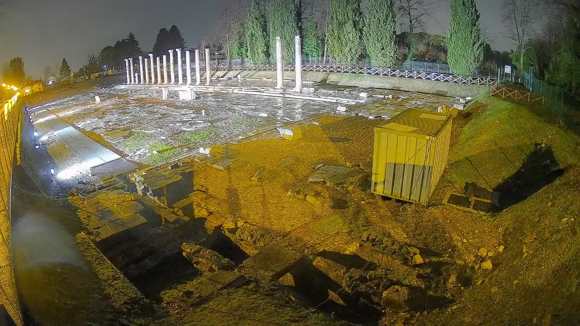 Webcam Foro Romano di Aquileia – Live View of the Ancient Roman Forum
