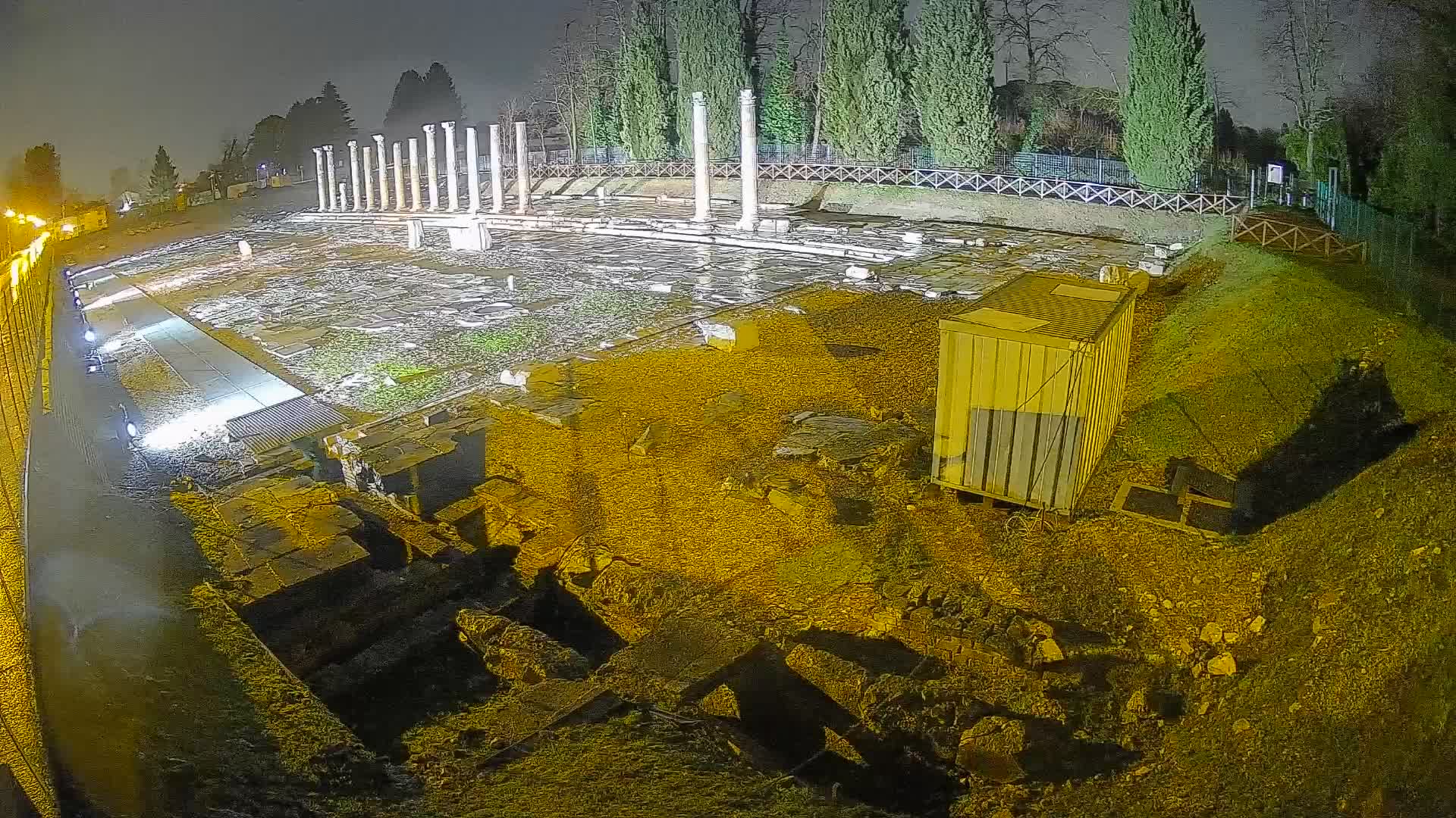 Webcam Foro Romano di Aquileia – Live View of the Ancient Roman Forum