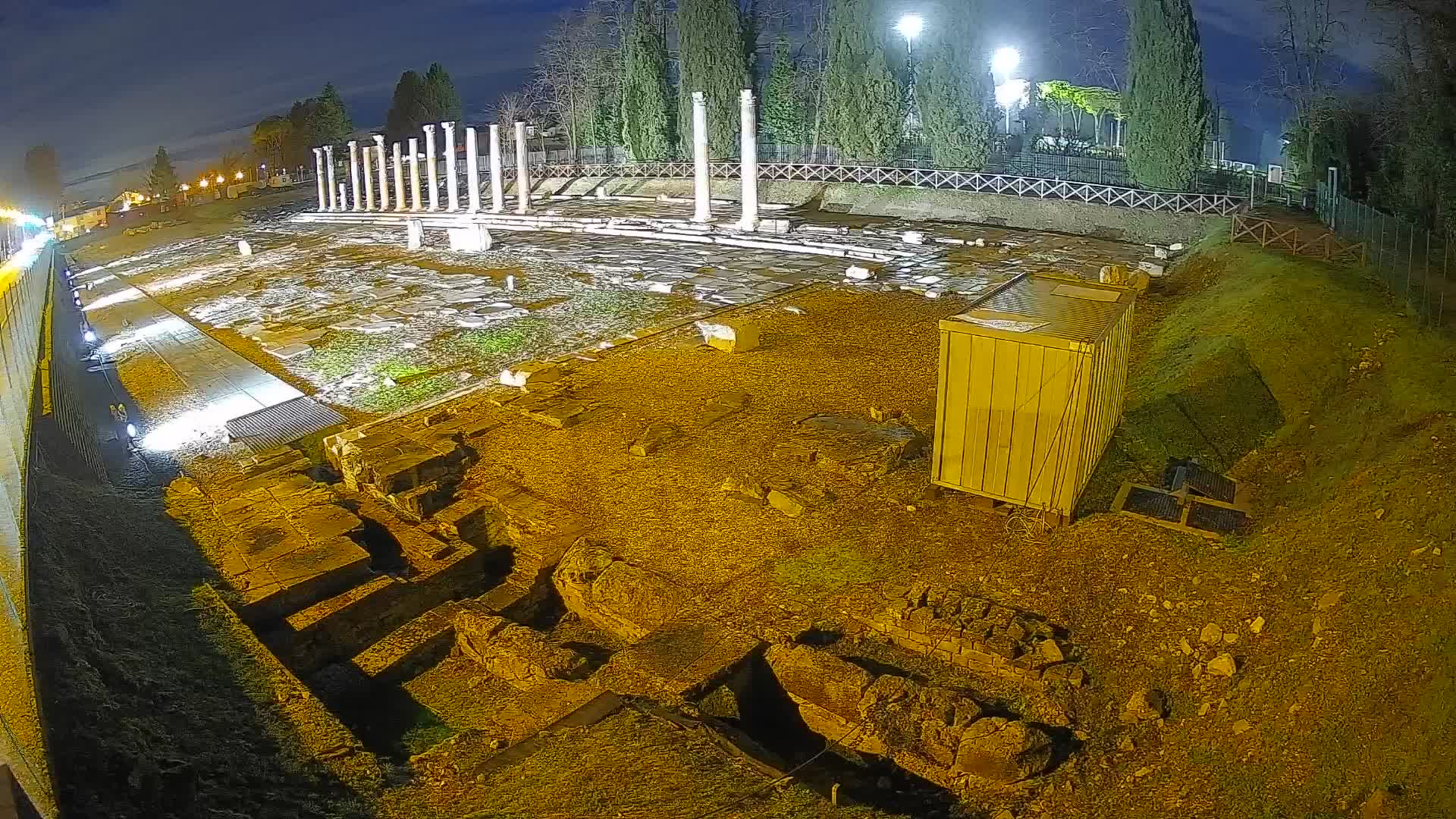 Webcam Foro Romano di Aquileia – Live View of the Ancient Roman Forum