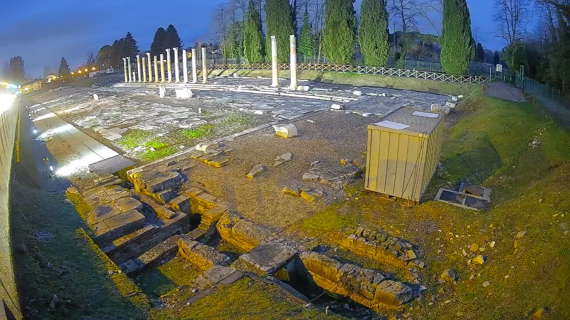 Webcam Foro Romano di Aquileia – Live View of the Ancient Roman Forum