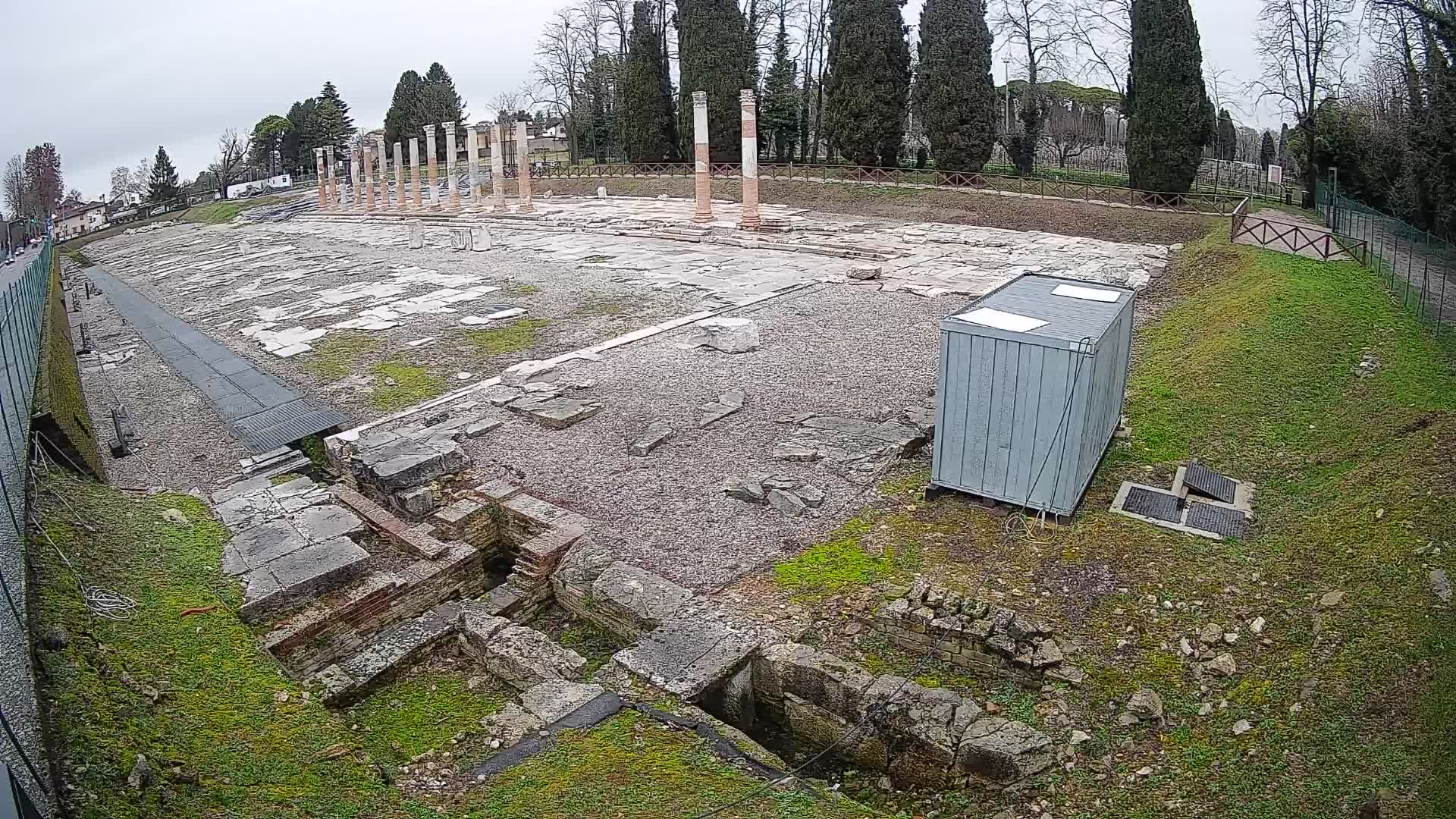Webcam Forum Romanum von Aquileia – Liveblick auf das antike Zentrum