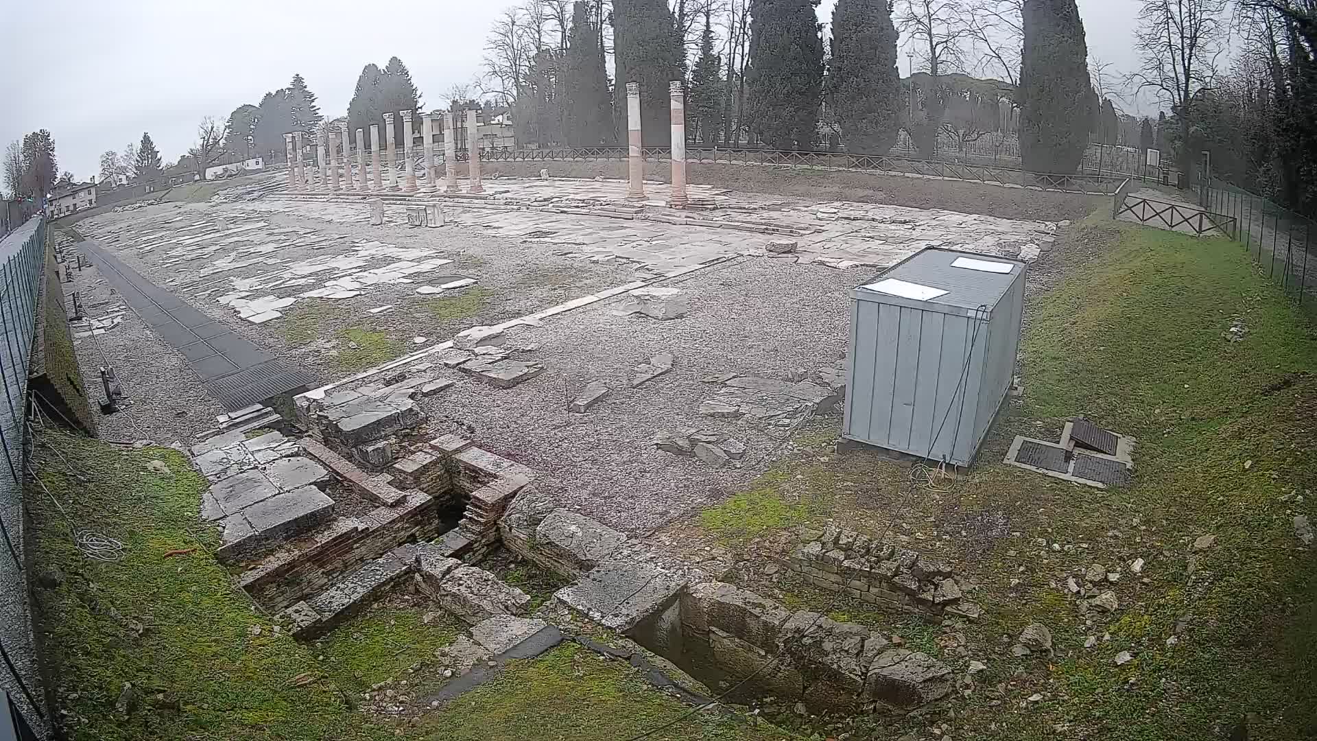 Webcam Forum Romanum von Aquileia – Liveblick auf das antike Zentrum