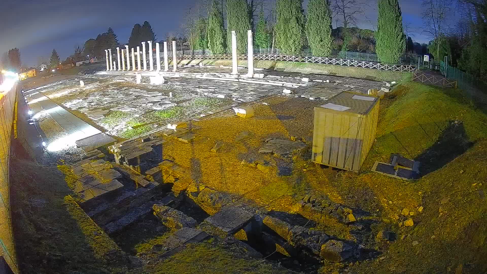 Webcam Forum Romanum von Aquileia – Liveblick auf das antike Zentrum