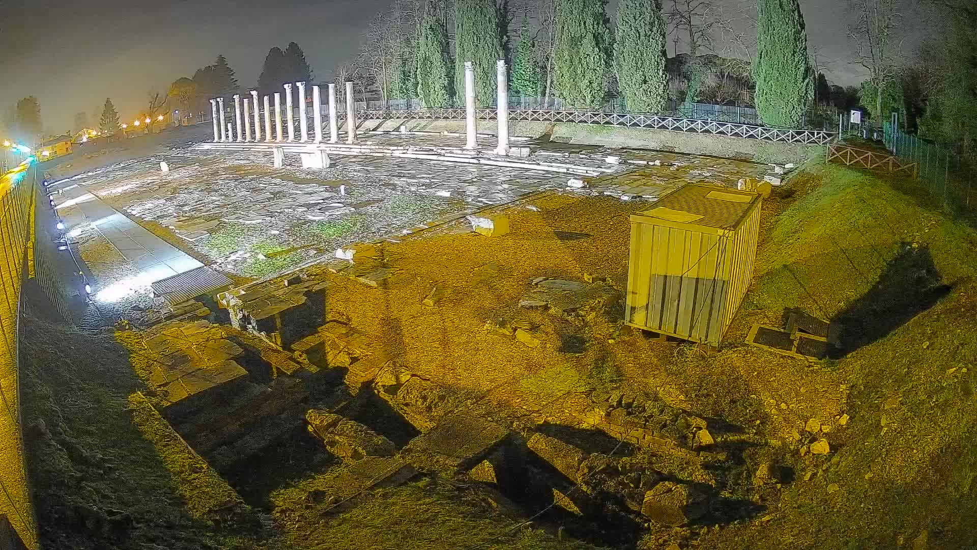 Webcam Forum Romanum von Aquileia – Liveblick auf das antike Zentrum