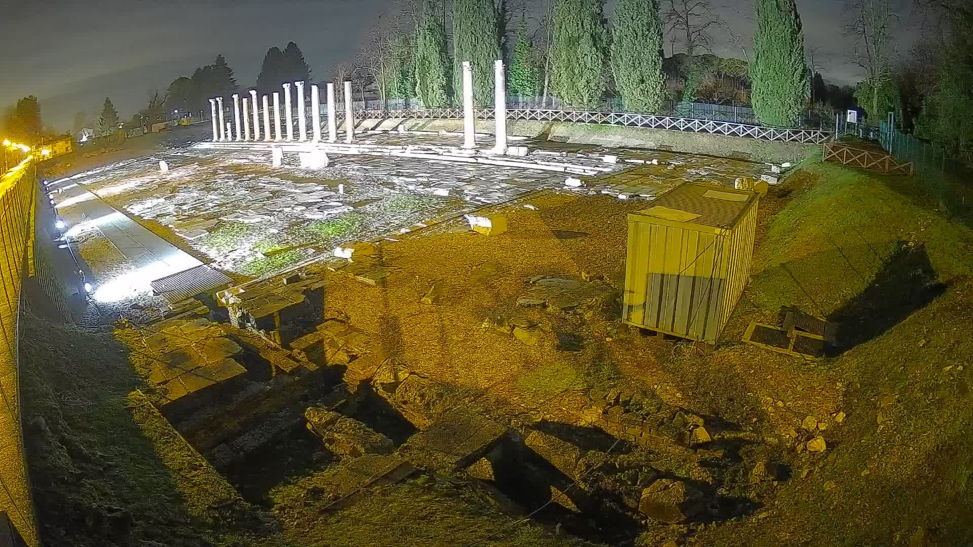 Webcam Foro Romano di Aquileia – Live View of the Ancient Roman Forum
