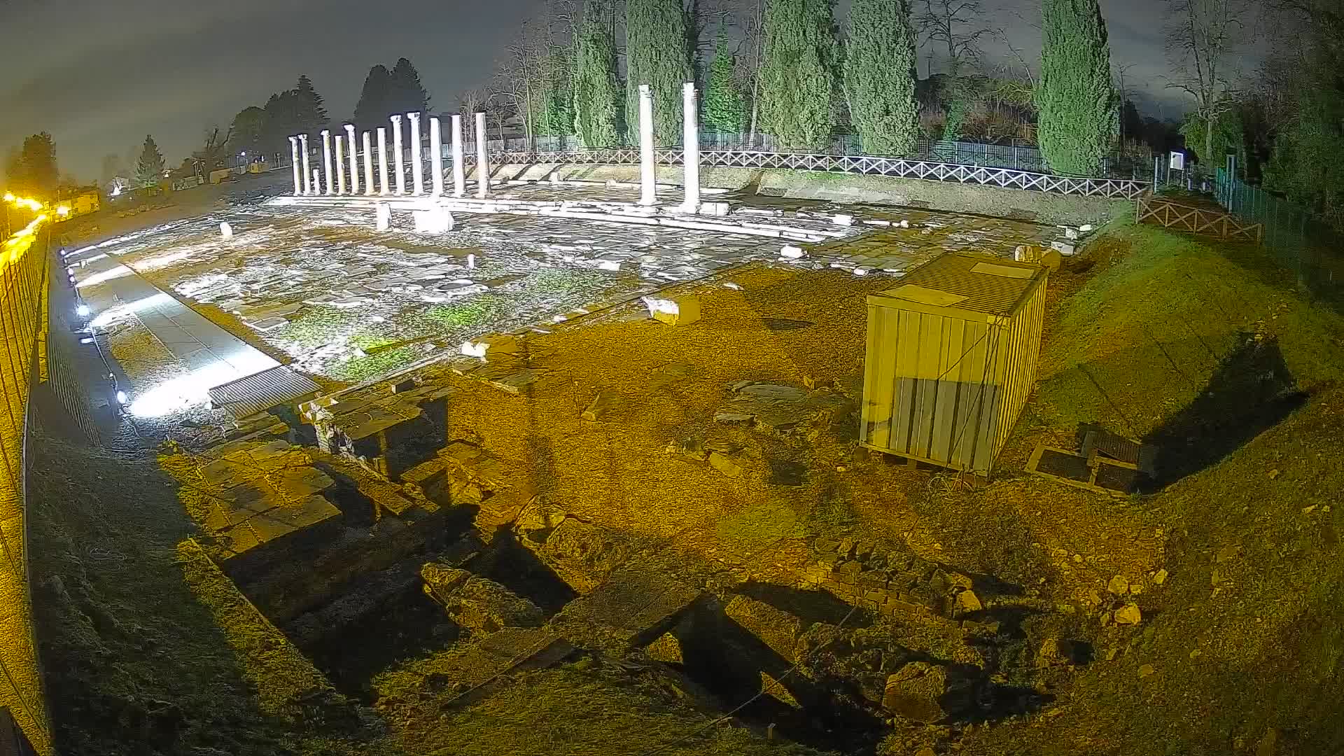 Webcam Forum Romanum von Aquileia – Liveblick auf das antike Zentrum