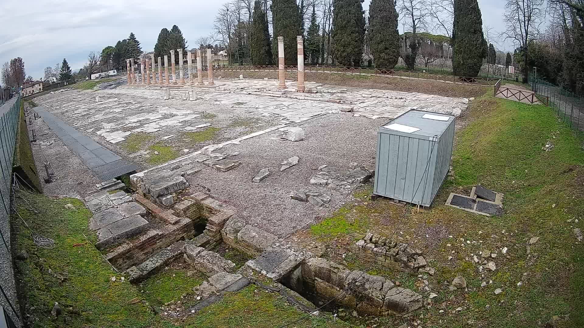 Webcam Foro Romano di Aquileia – Live View of the Ancient Roman Forum