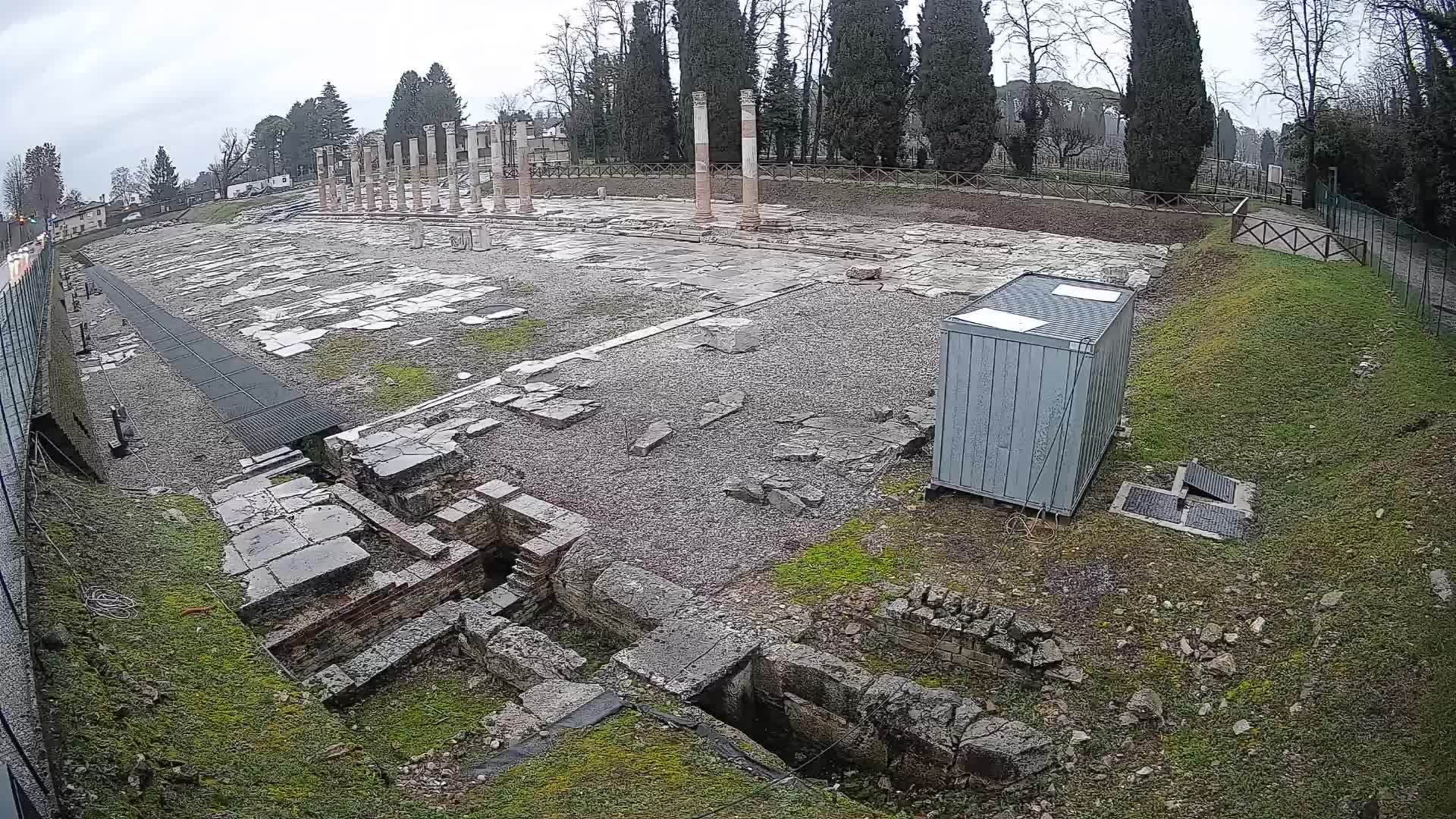 Webcam Foro Romano di Aquileia – Vista live sull’antico Foro