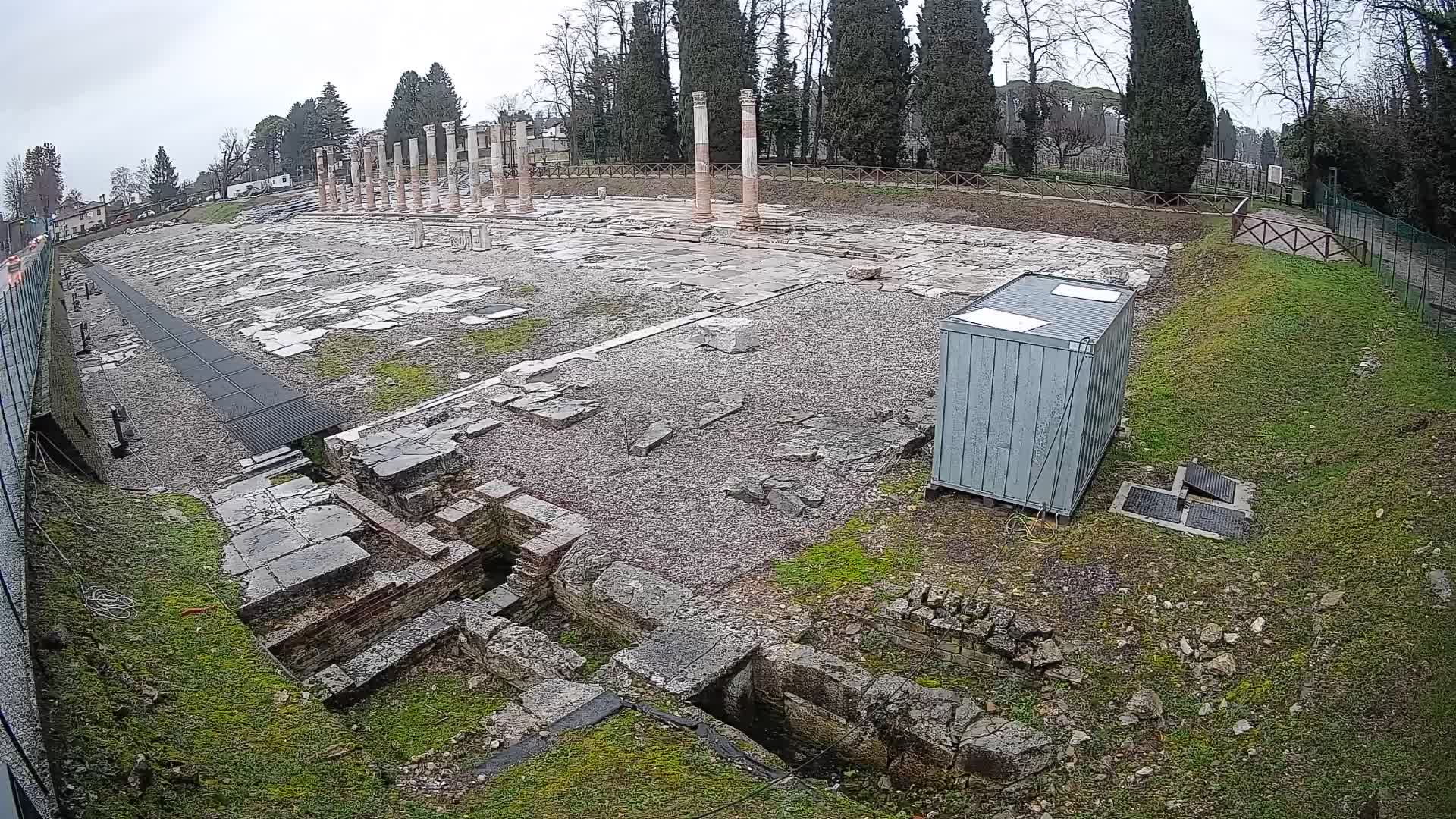 Webcam Foro Romano de Aquileia – Vista en vivo del Foro Romano