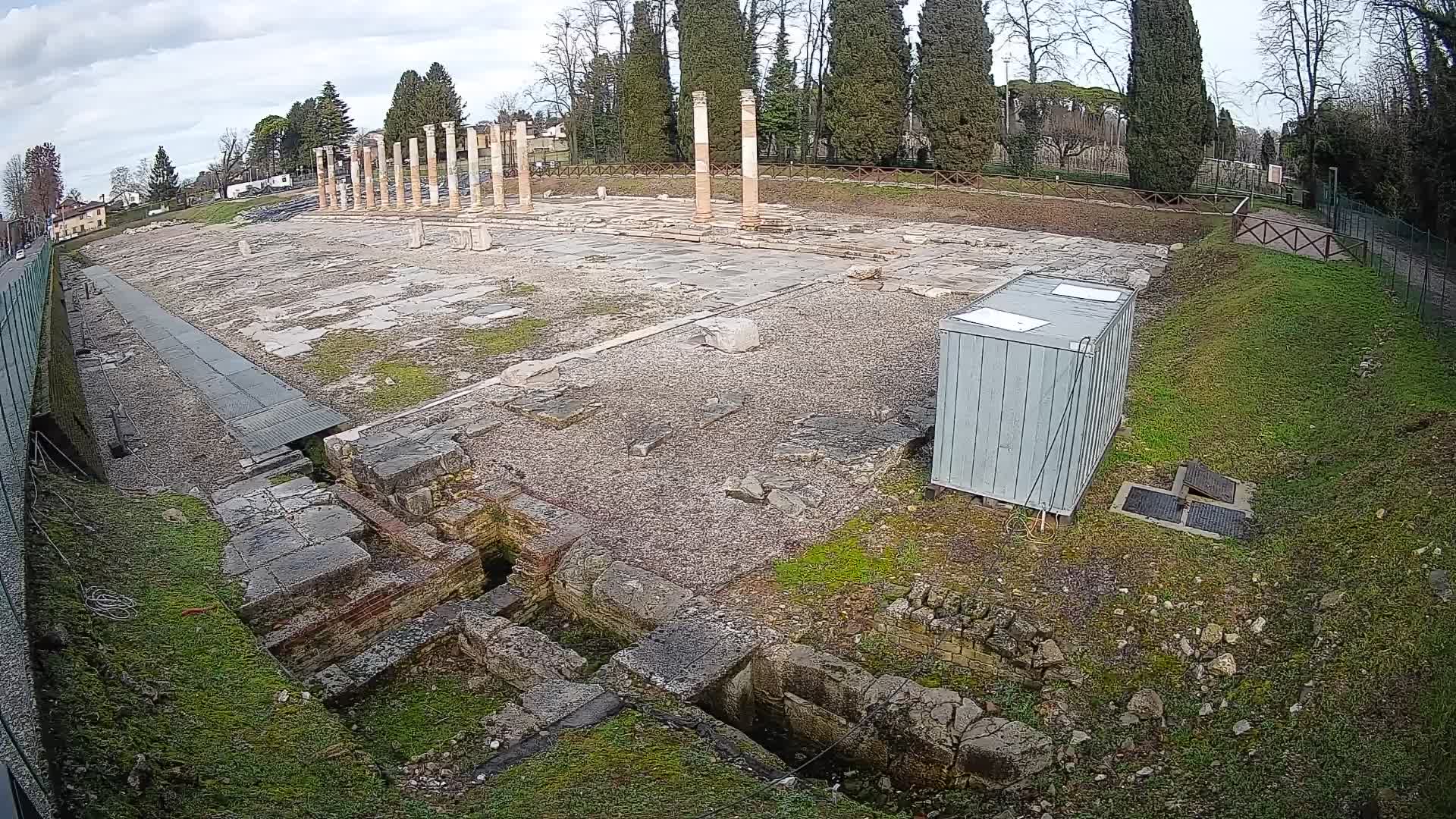 Webcam du Forum Romain d’Aquilée – Vue en direct du site antique