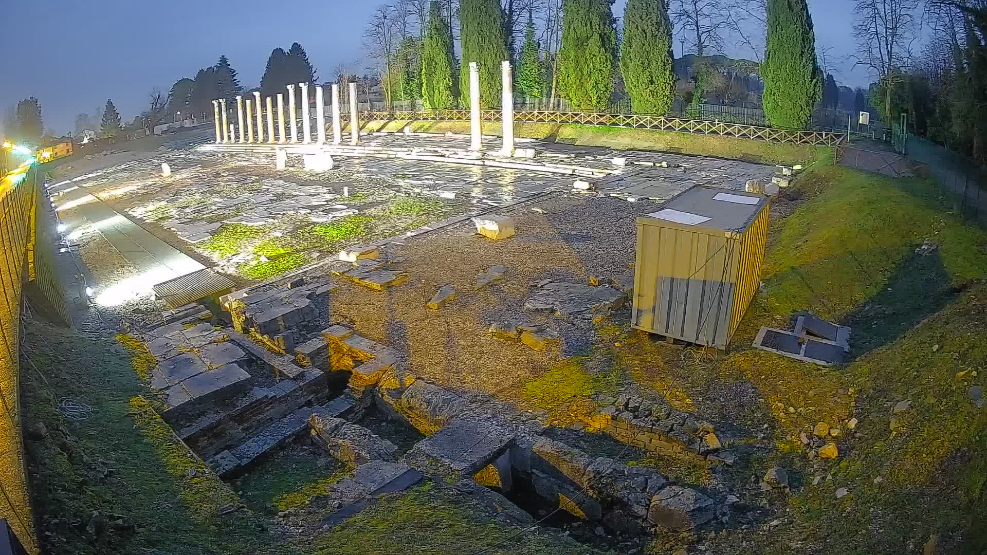 Webcam Forum Romanum von Aquileia – Liveblick auf das antike Zentrum