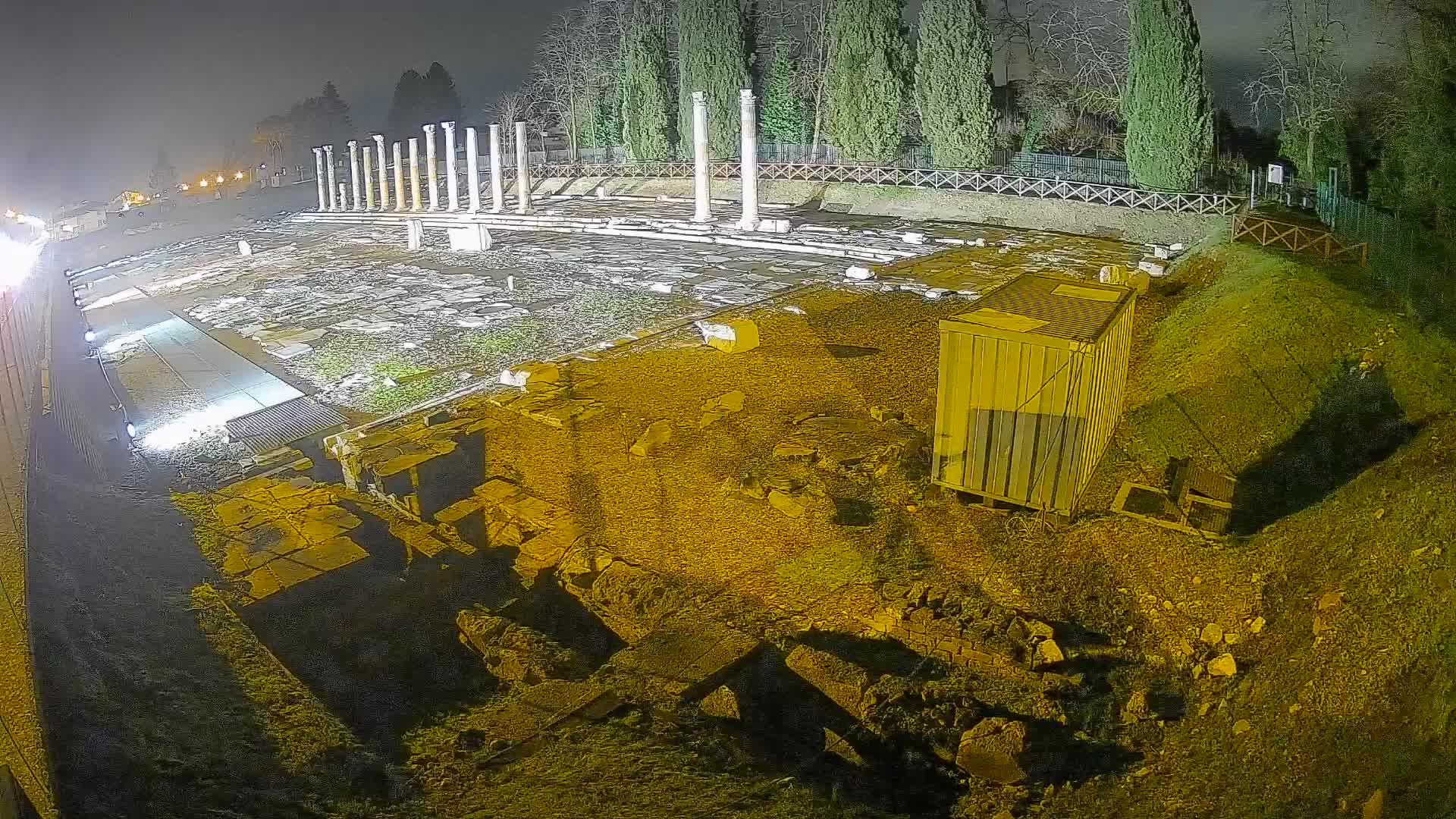 Webcam Foro Romano di Aquileia – Live View of the Ancient Roman Forum