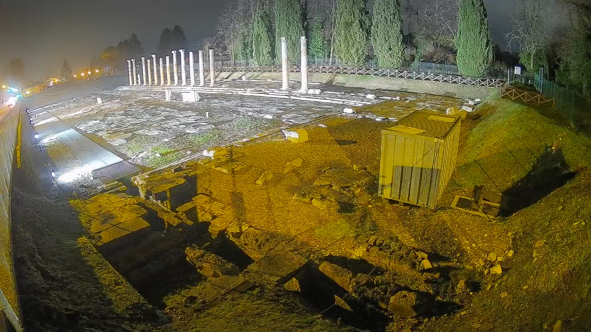 Webcam Foro Romano de Aquileia – Vista en vivo del Foro Romano