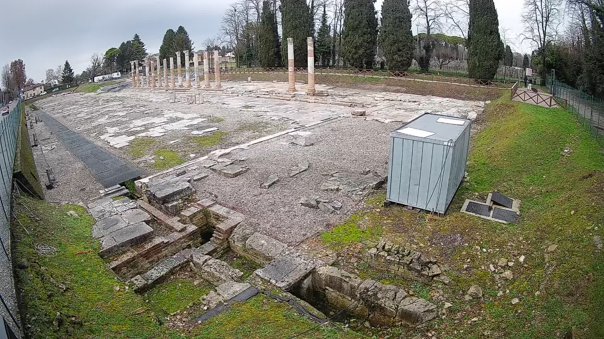 Webcam Forum Romanum von Aquileia – Liveblick auf das antike Zentrum