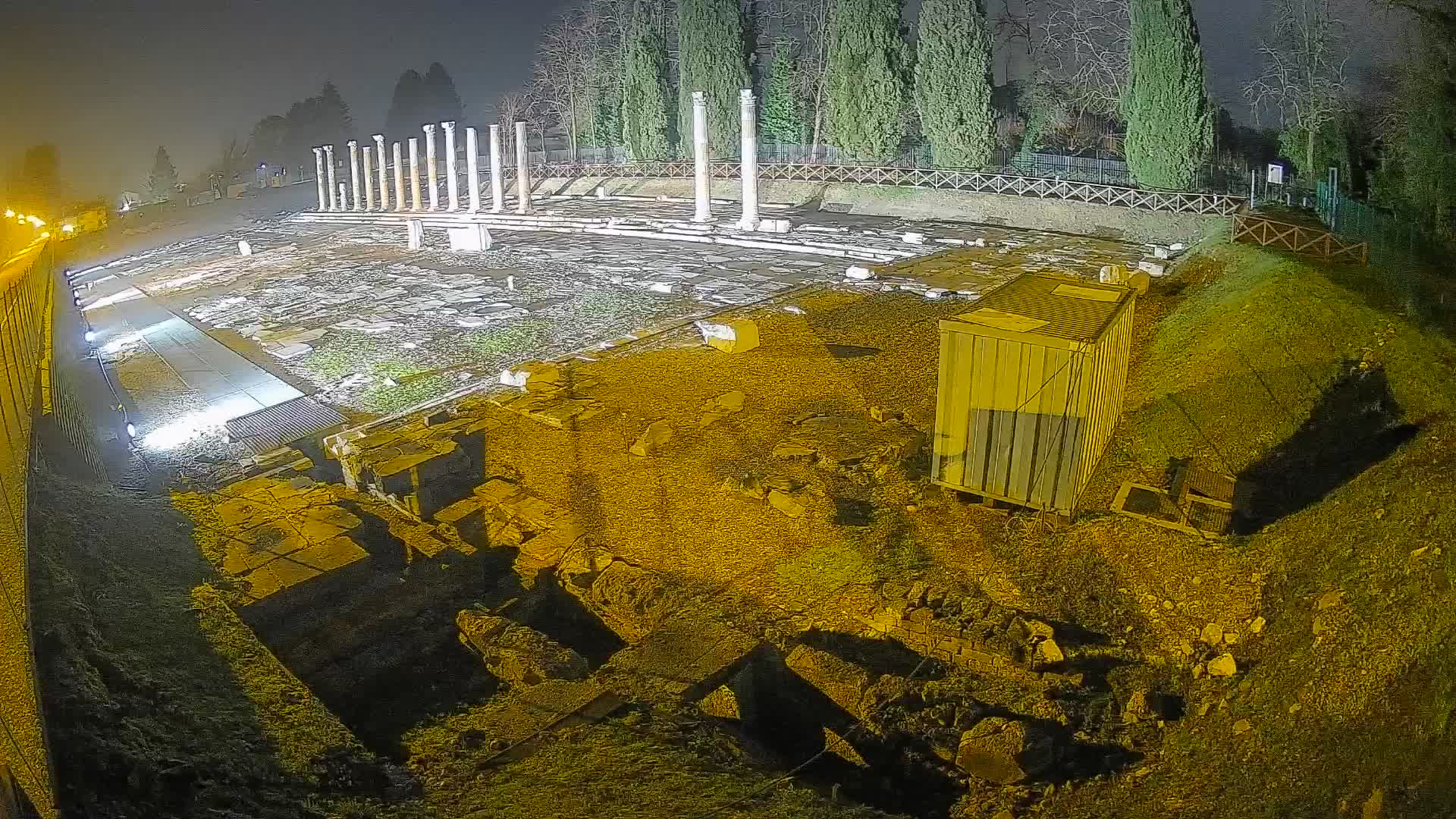 Webcam Forum Romanum von Aquileia – Liveblick auf das antike Zentrum