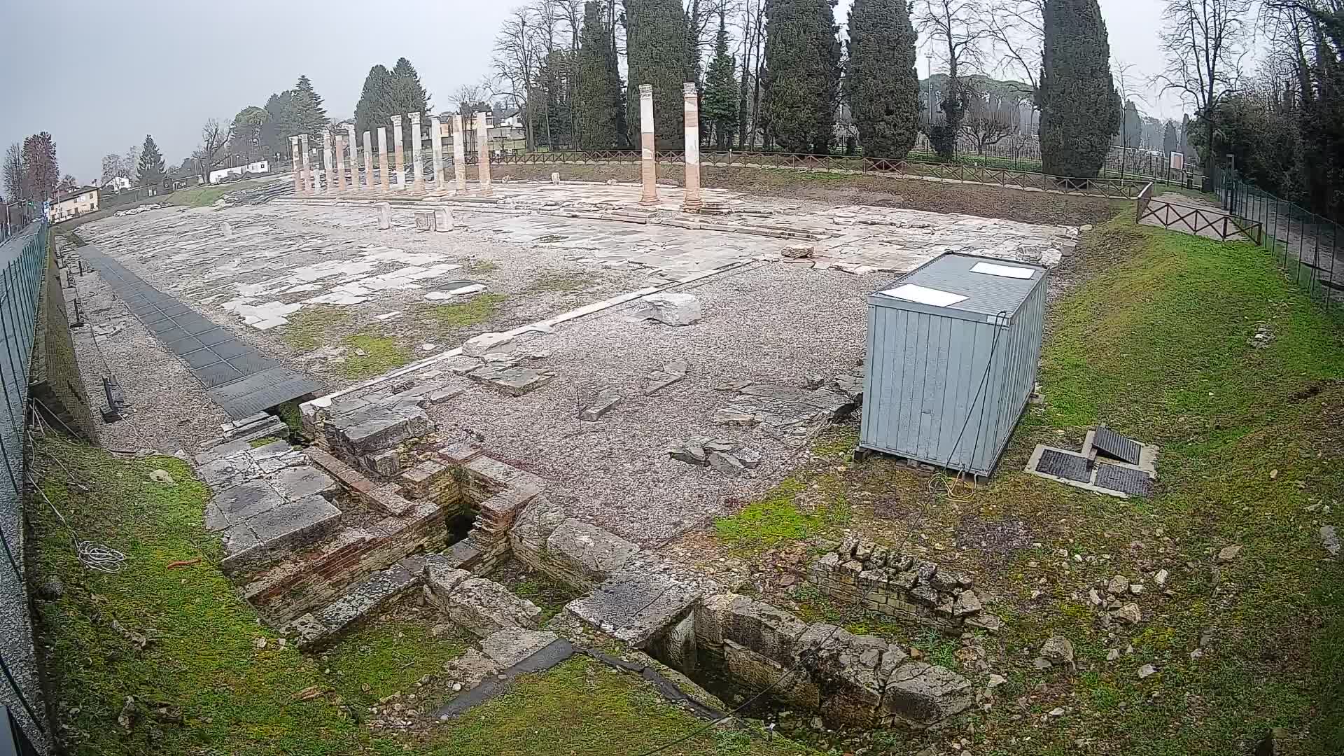 Webcam Foro Romano de Aquileia – Vista en vivo del Foro Romano