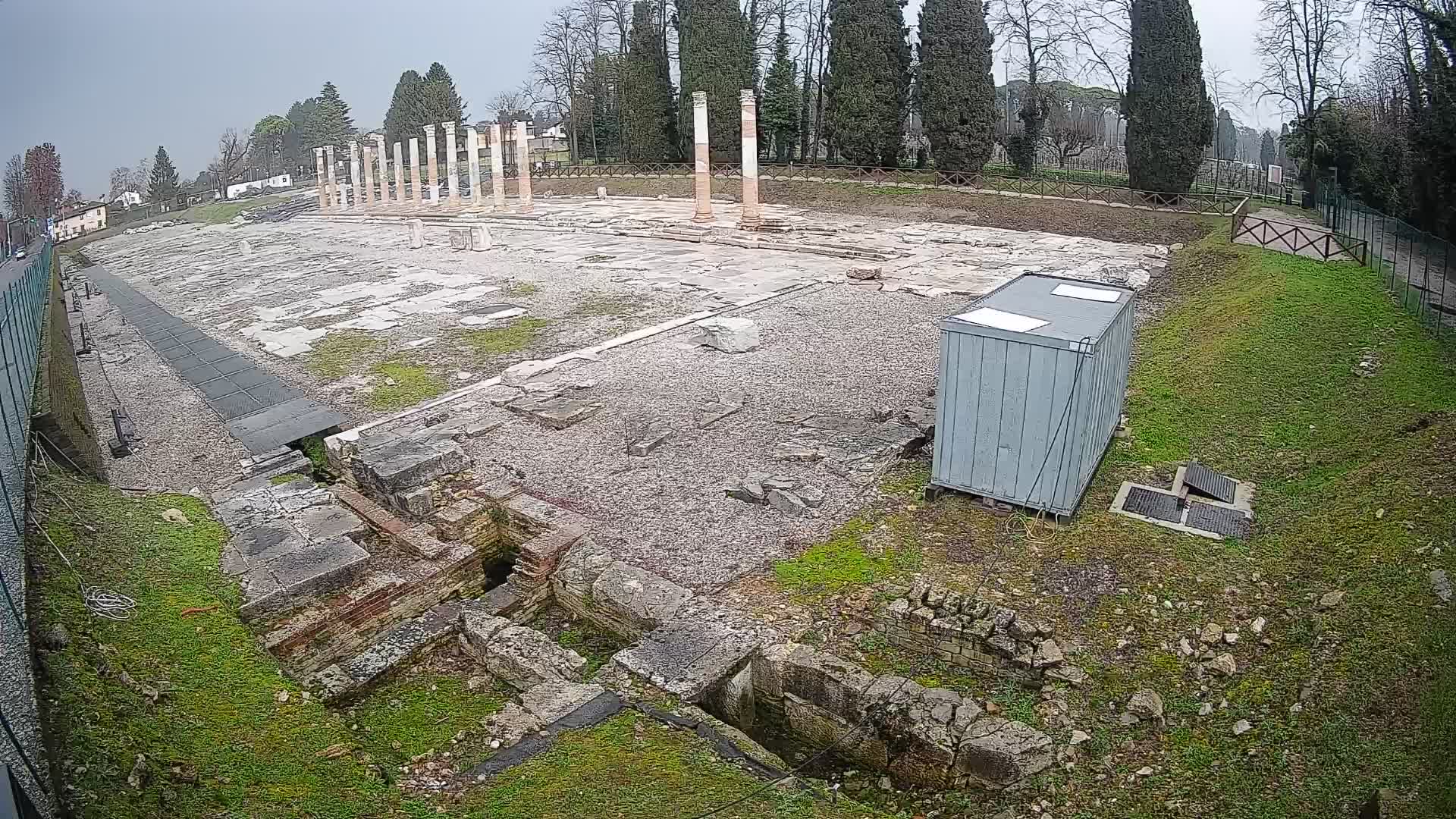 Webcam Forum Romanum von Aquileia – Liveblick auf das antike Zentrum