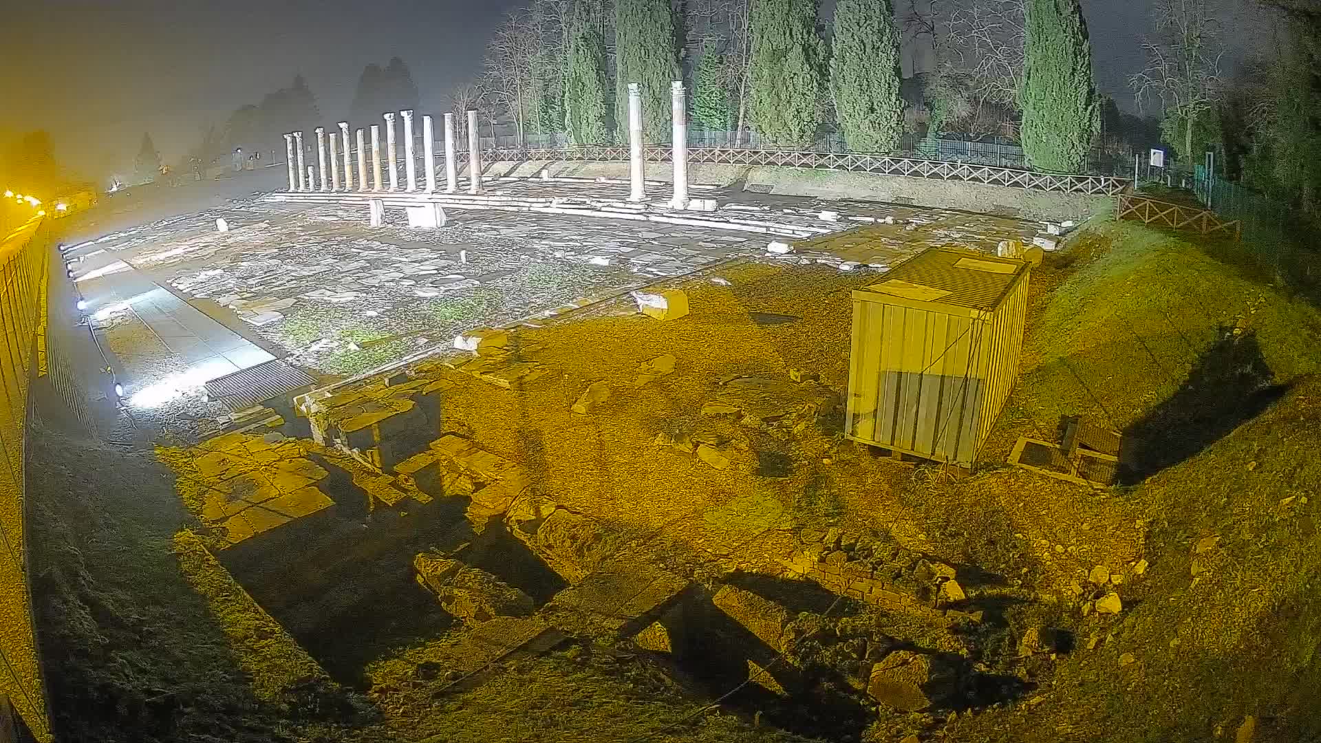 Webcam Foro Romano de Aquileia – Vista en vivo del Foro Romano
