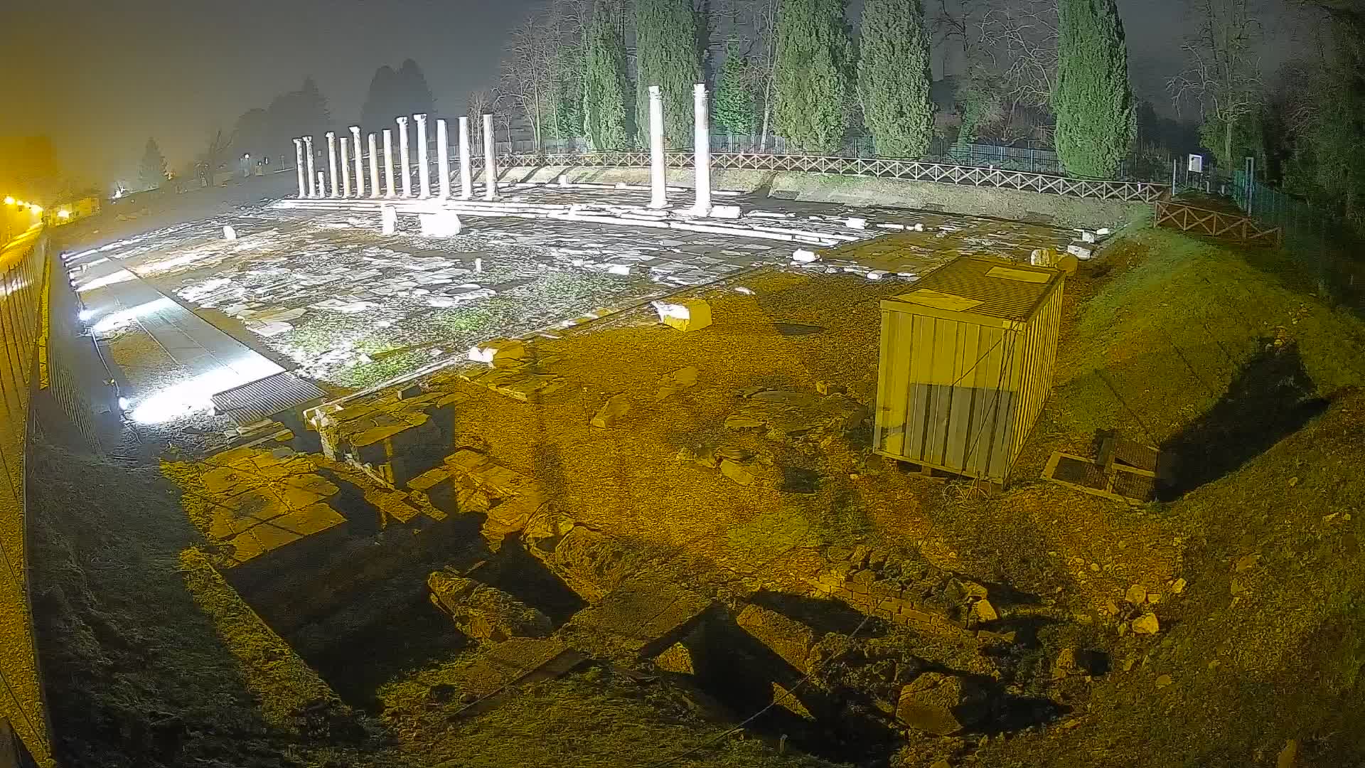 Webcam Forum Romanum von Aquileia – Liveblick auf das antike Zentrum