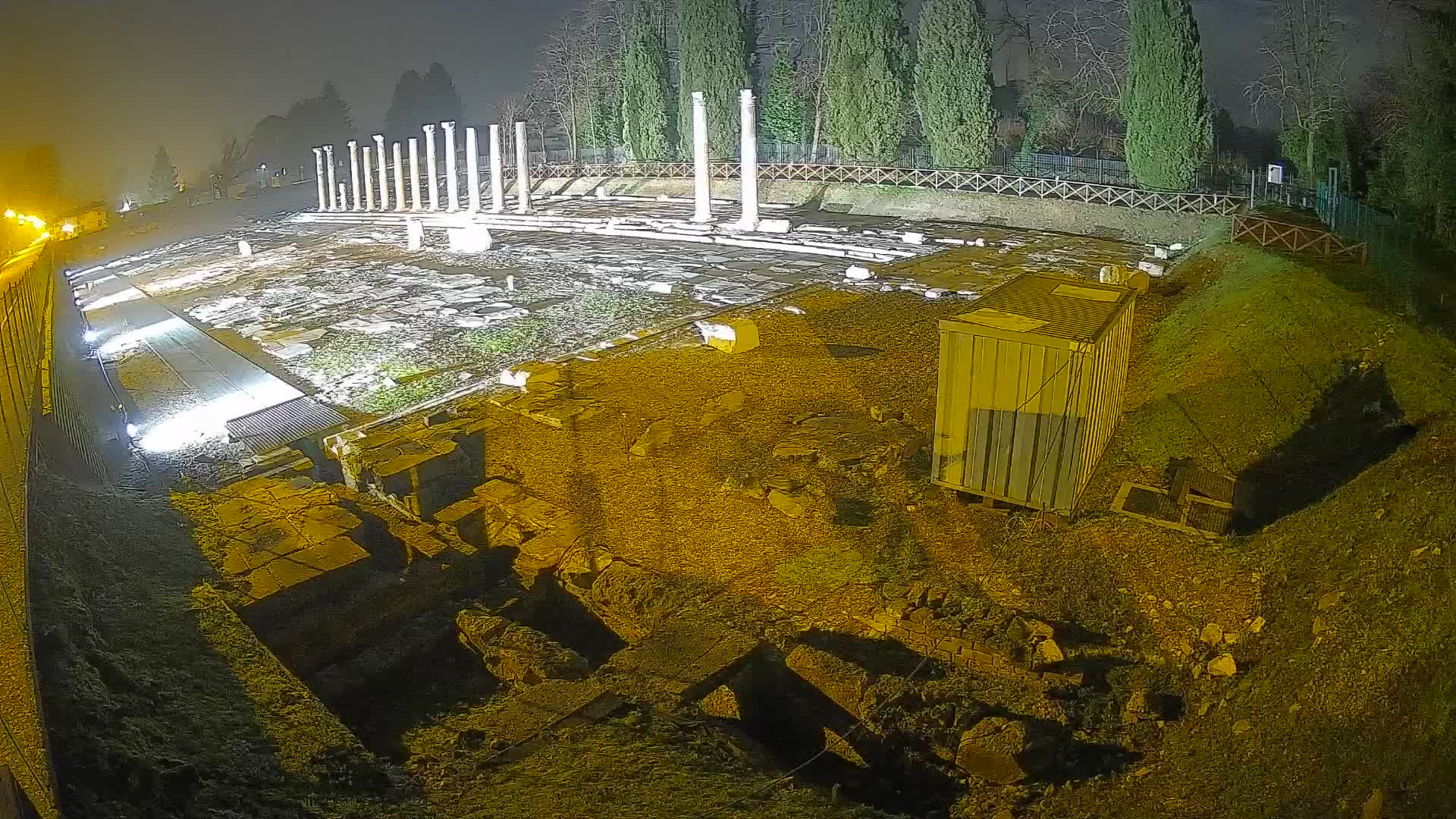 Webcam Foro Romano di Aquileia – Live View of the Ancient Roman Forum