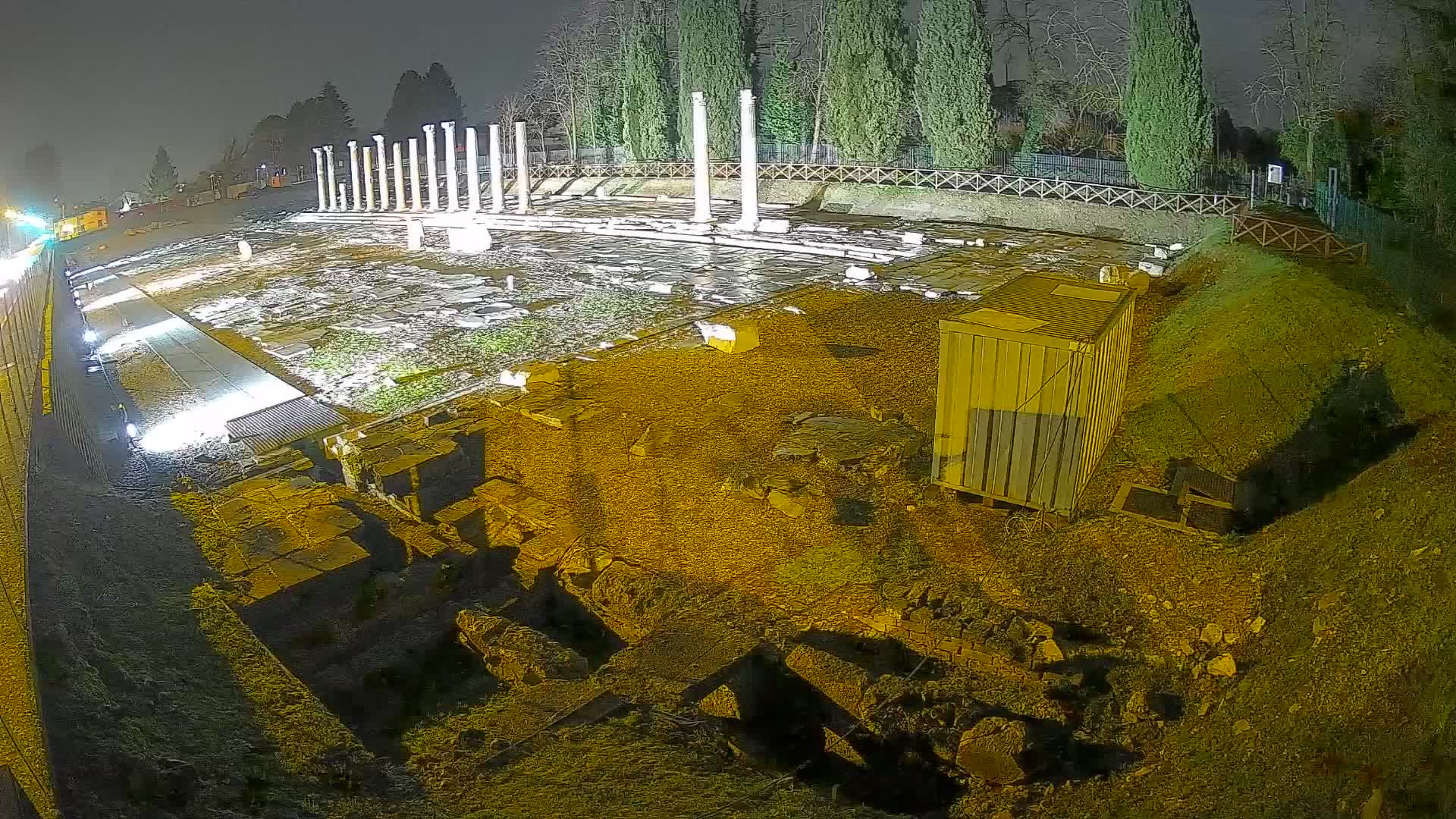 Webcam Foro Romano de Aquileia – Vista en vivo del Foro Romano