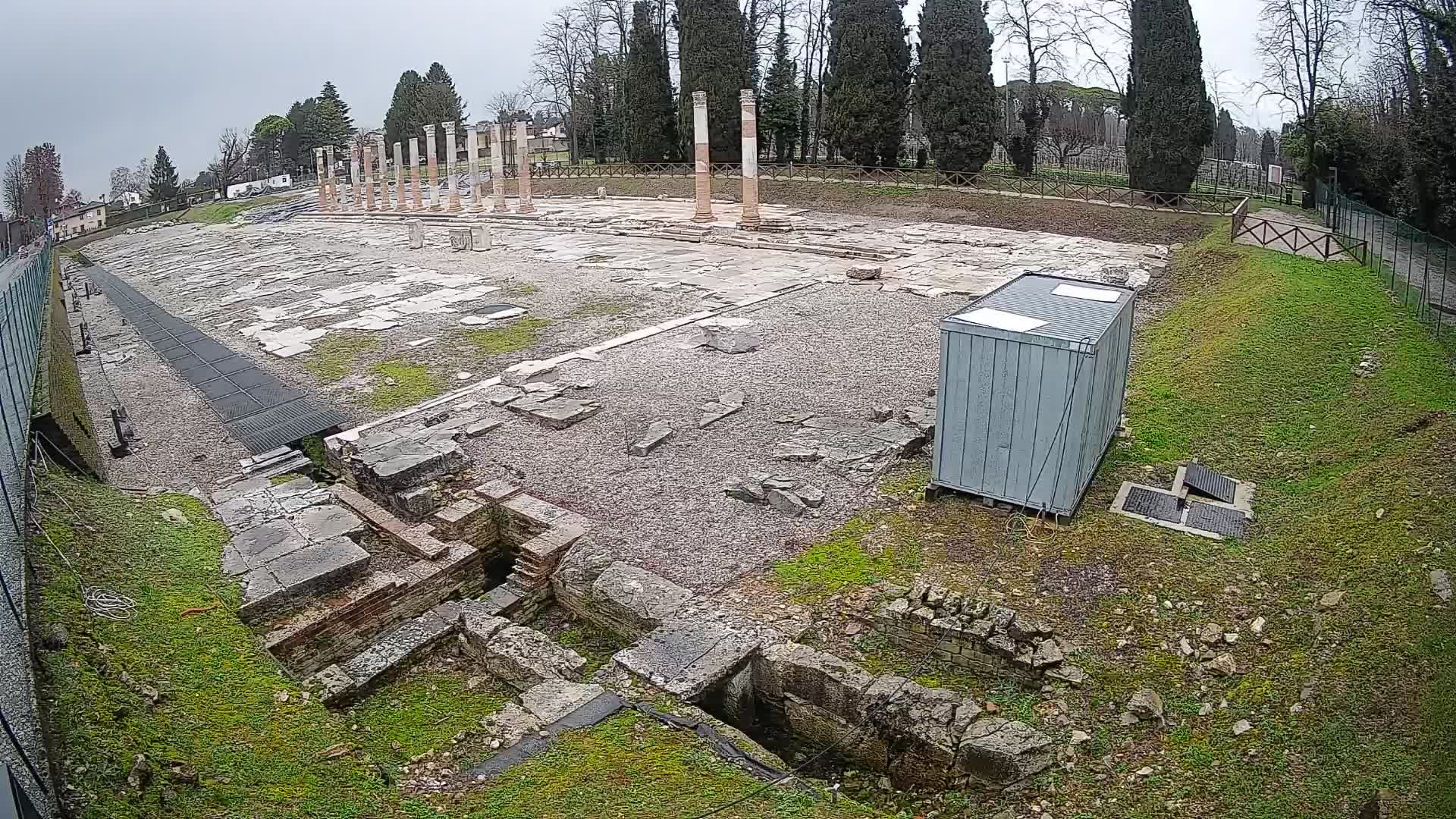 Webcam Foro Romano di Aquileia – Live View of the Ancient Roman Forum