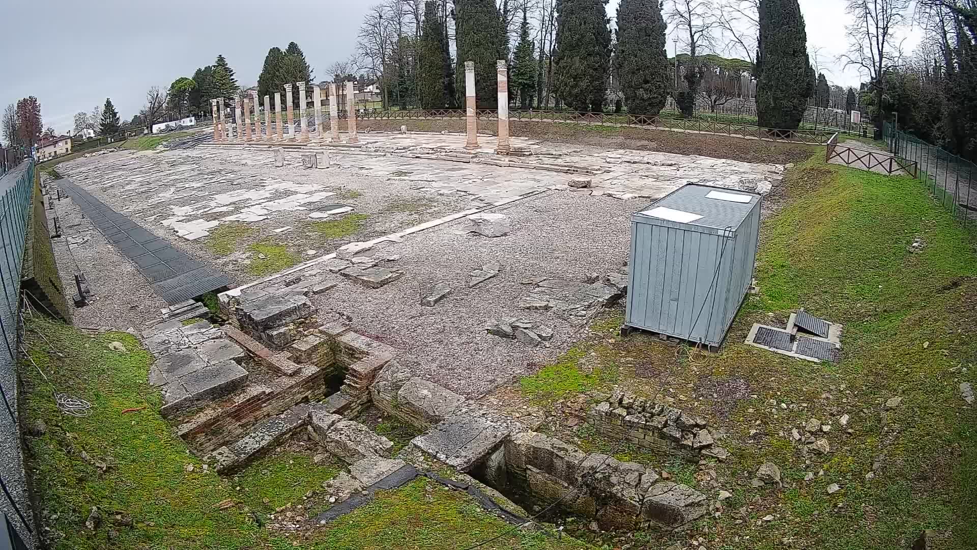 Webcam Forum Romanum von Aquileia – Liveblick auf das antike Zentrum