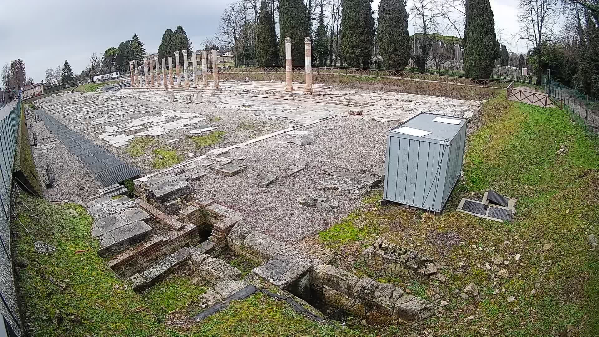 Webcam Foro Romano de Aquileia – Vista en vivo del Foro Romano
