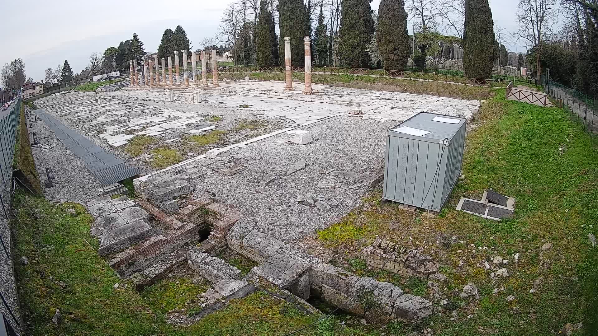 Webcam Forum Romanum von Aquileia – Liveblick auf das antike Zentrum