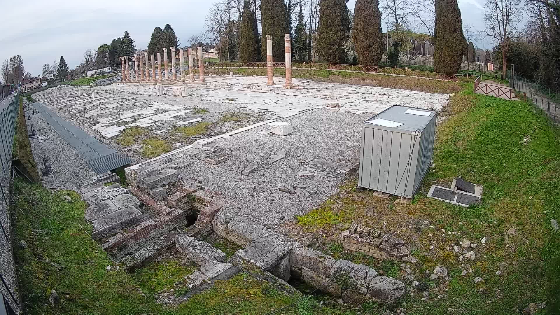 Webcam Foro Romano di Aquileia – Live View of the Ancient Roman Forum