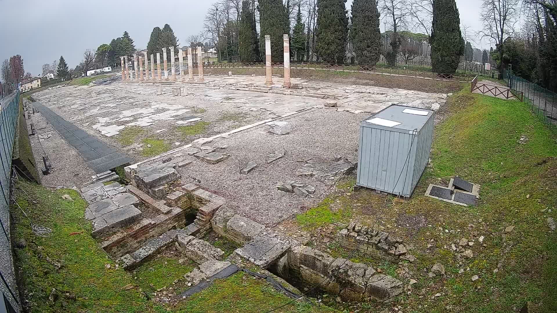 Webcam du Forum Romain d’Aquilée – Vue en direct du site antique