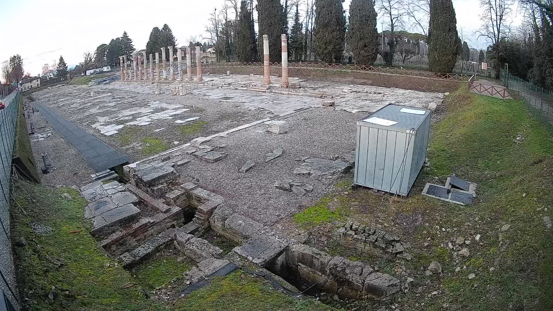 Webcam du Forum Romain d’Aquilée – Vue en direct du site antique