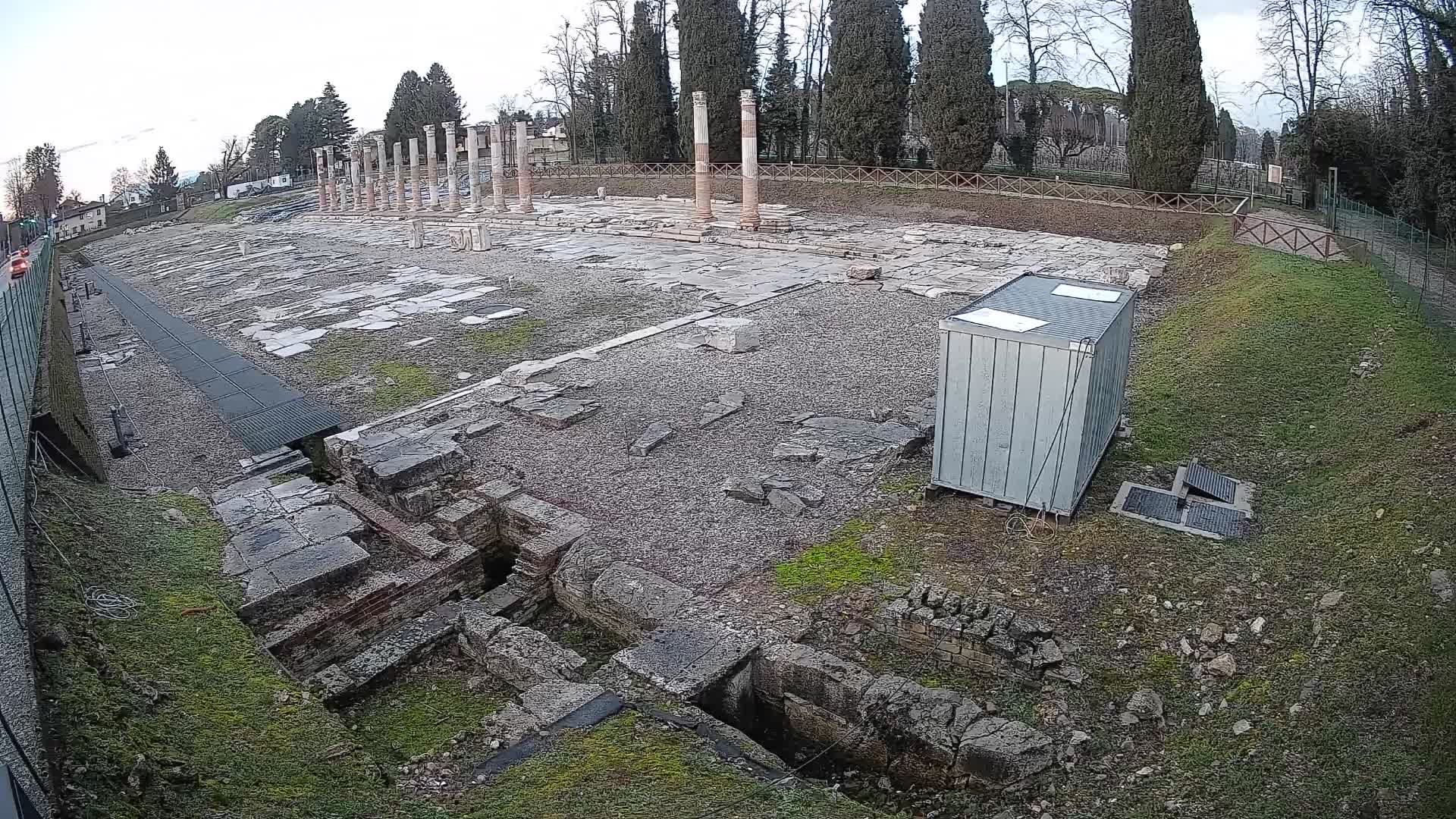 Webcam Foro Romano di Aquileia – Live View of the Ancient Roman Forum