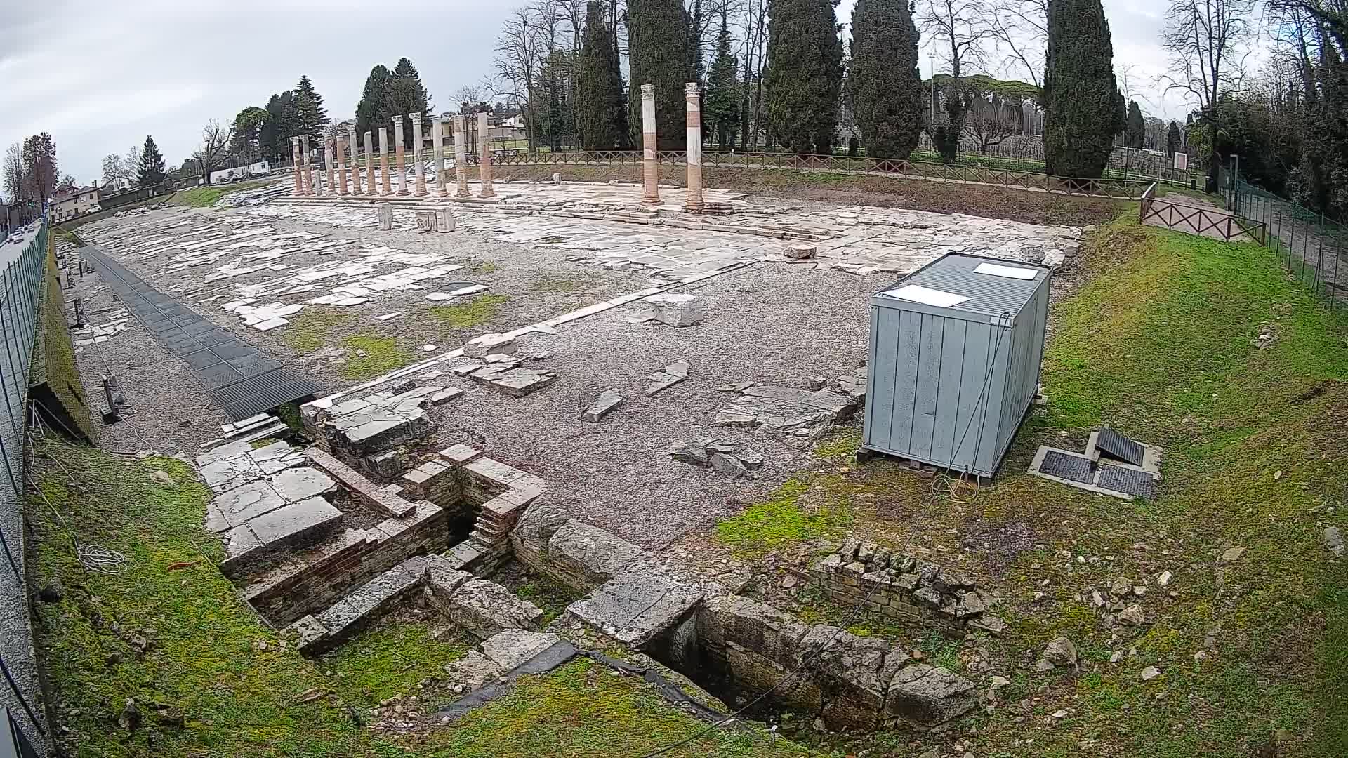 Webcam Forum Romanum von Aquileia – Liveblick auf das antike Zentrum