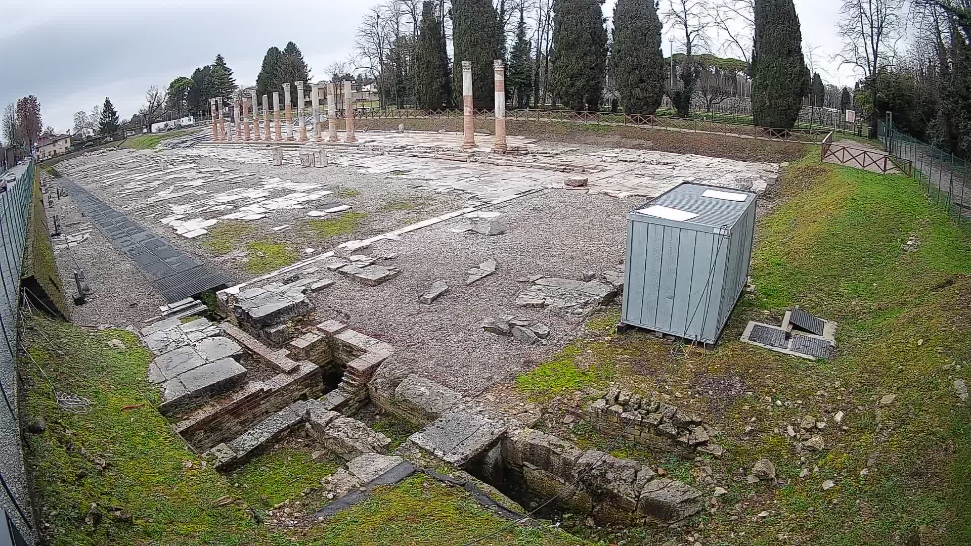 Webcam Foro Romano de Aquileia – Vista en vivo del Foro Romano