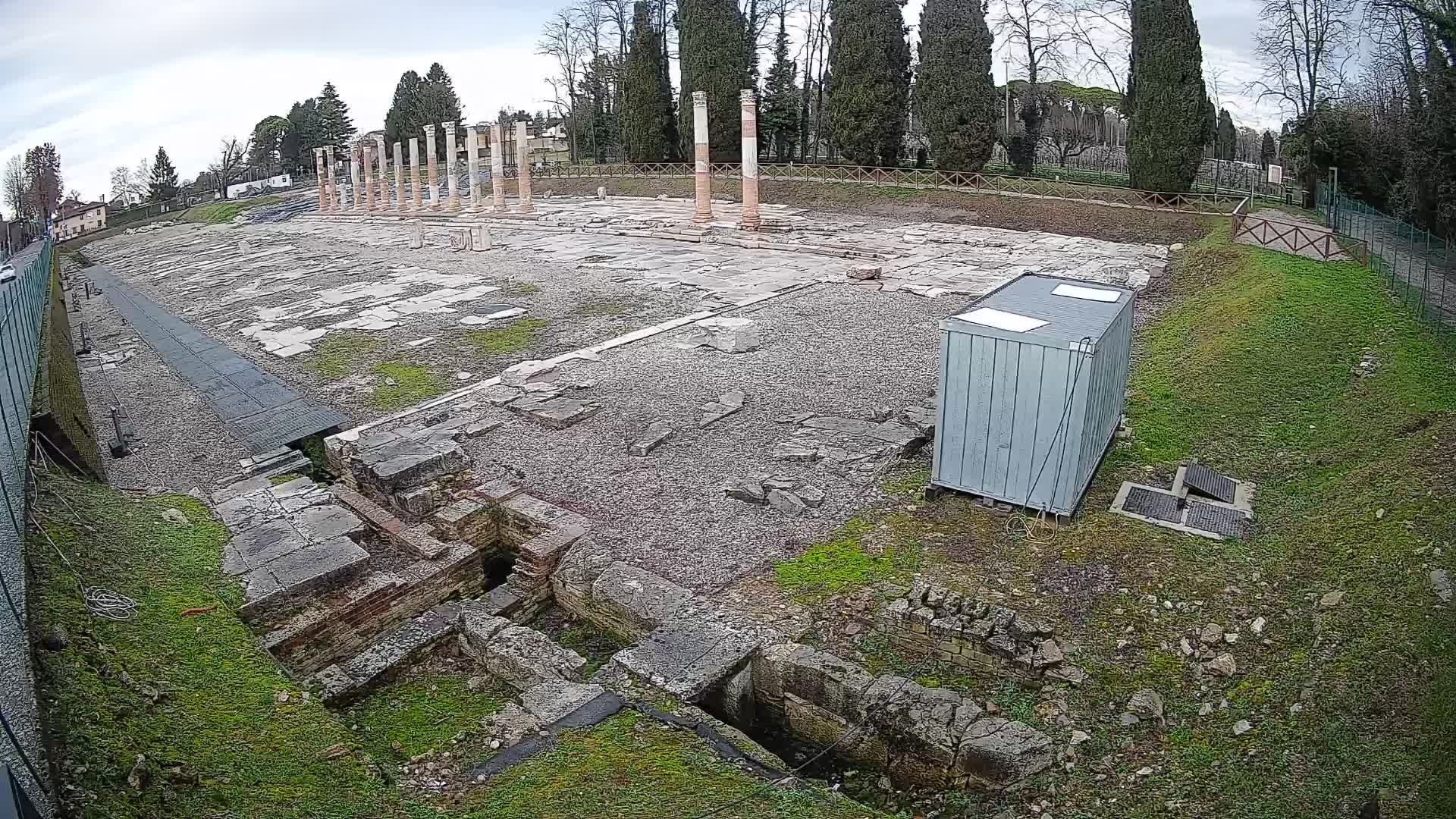 Webcam Forum Romanum von Aquileia – Liveblick auf das antike Zentrum