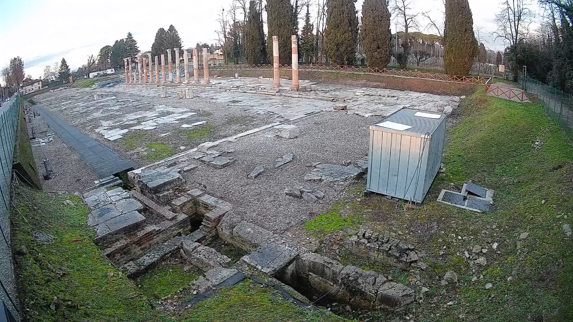 Webcam Forum Romanum von Aquileia – Liveblick auf das antike Zentrum