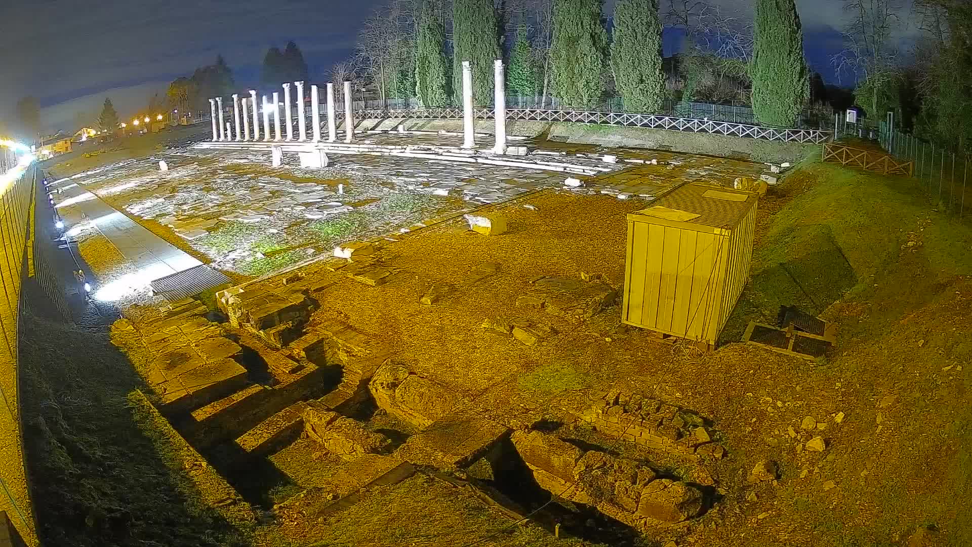 Webcam Foro Romano di Aquileia – Live View of the Ancient Roman Forum