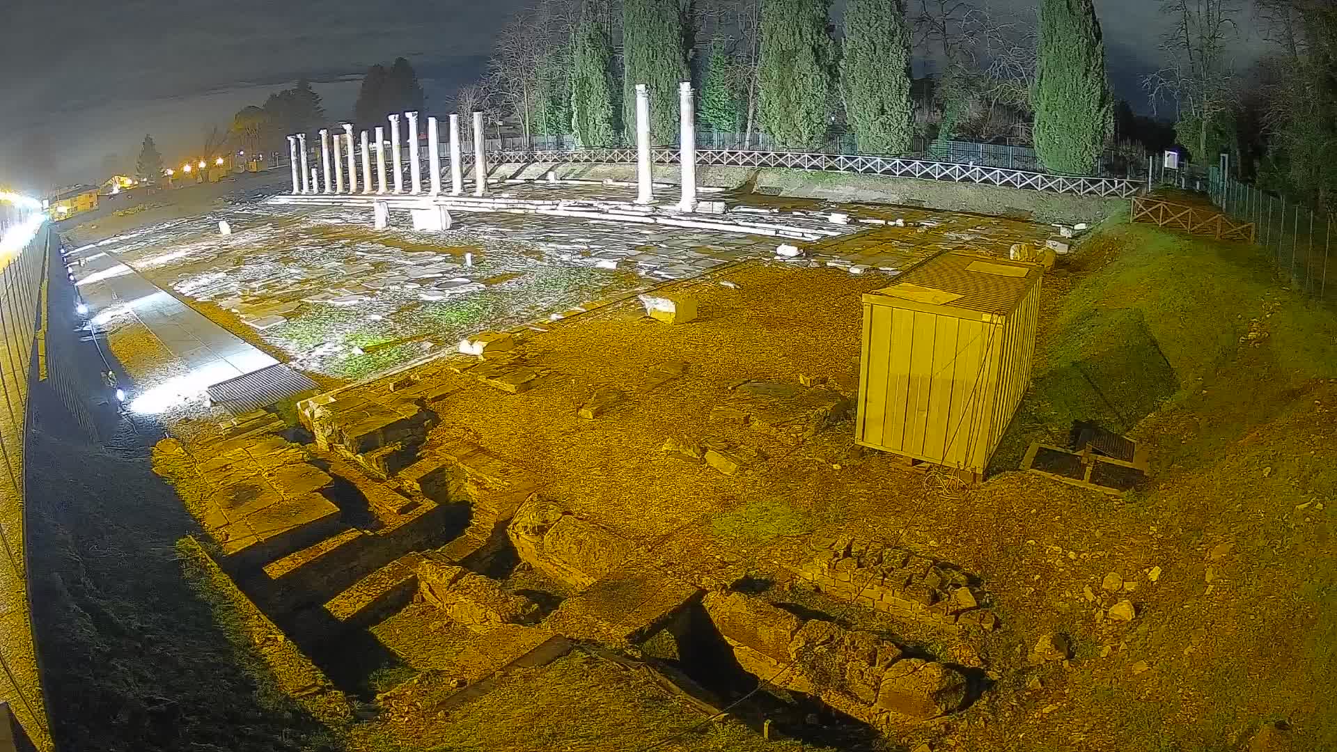 Webcam Forum Romanum von Aquileia – Liveblick auf das antike Zentrum